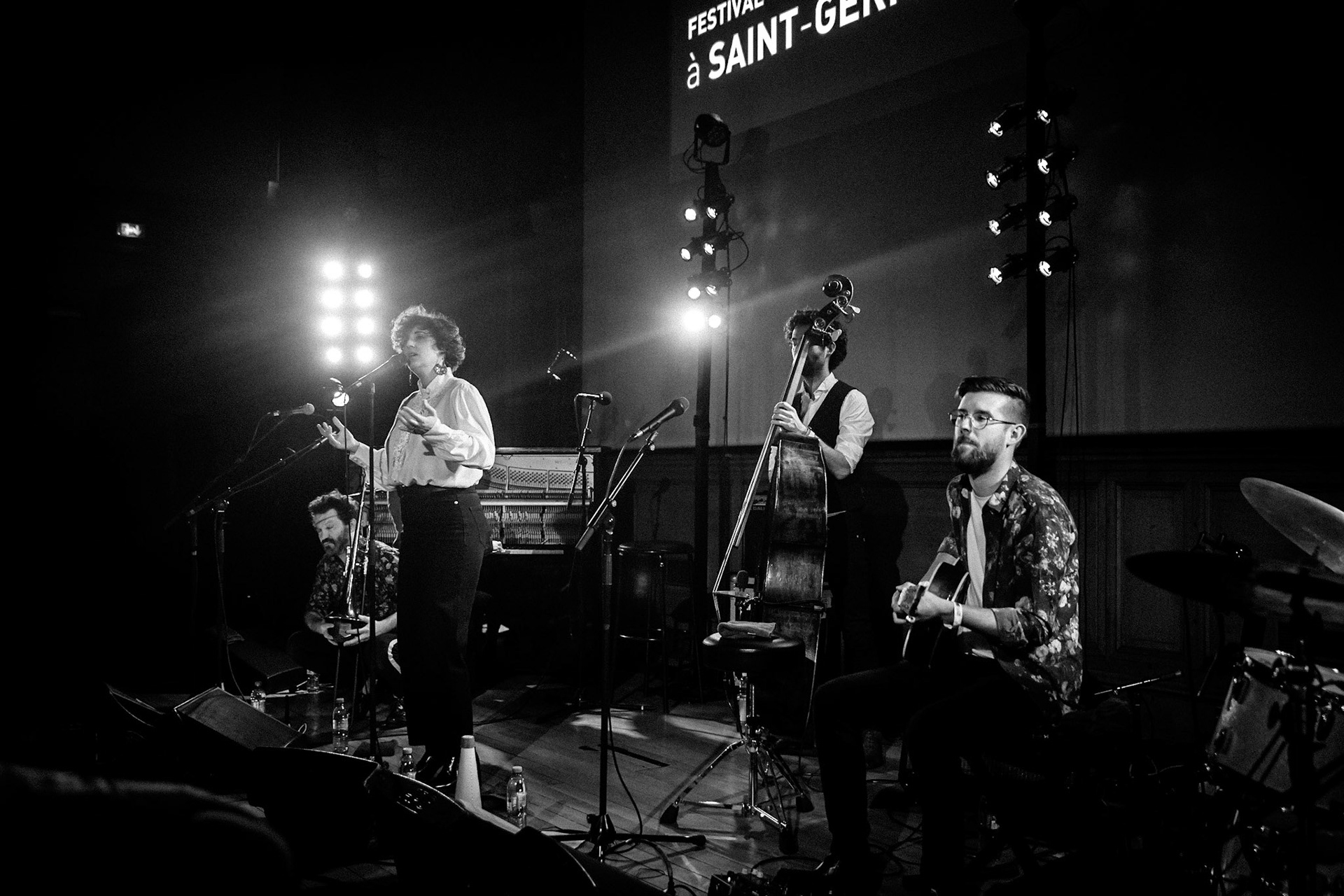 Marion Rampal "Tissé" feat Naïssam Jalal &amp; Piers Faccini, Festival Jazz Saint-Germain-des-Prés - Paris , Maison de l'Océan - Grand amphithéâtre, 18 mai 2022
