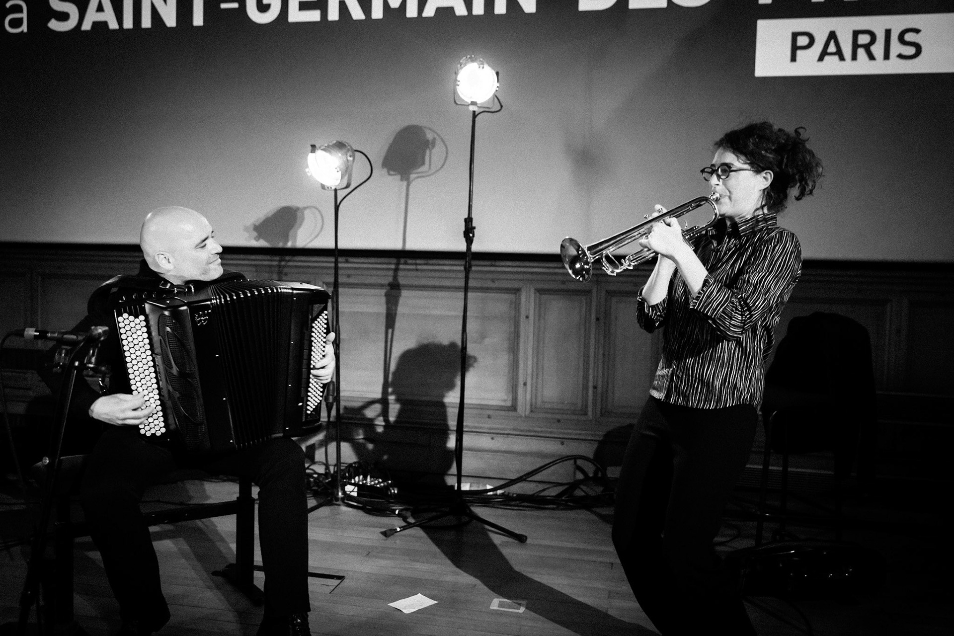 Airelle Besson &amp; Lionel Suarez, Festival Jazz Saint-Germain-des-Prés - Paris , Maison de l'Océan - Grand amphithéâtre, 21 mai 2022