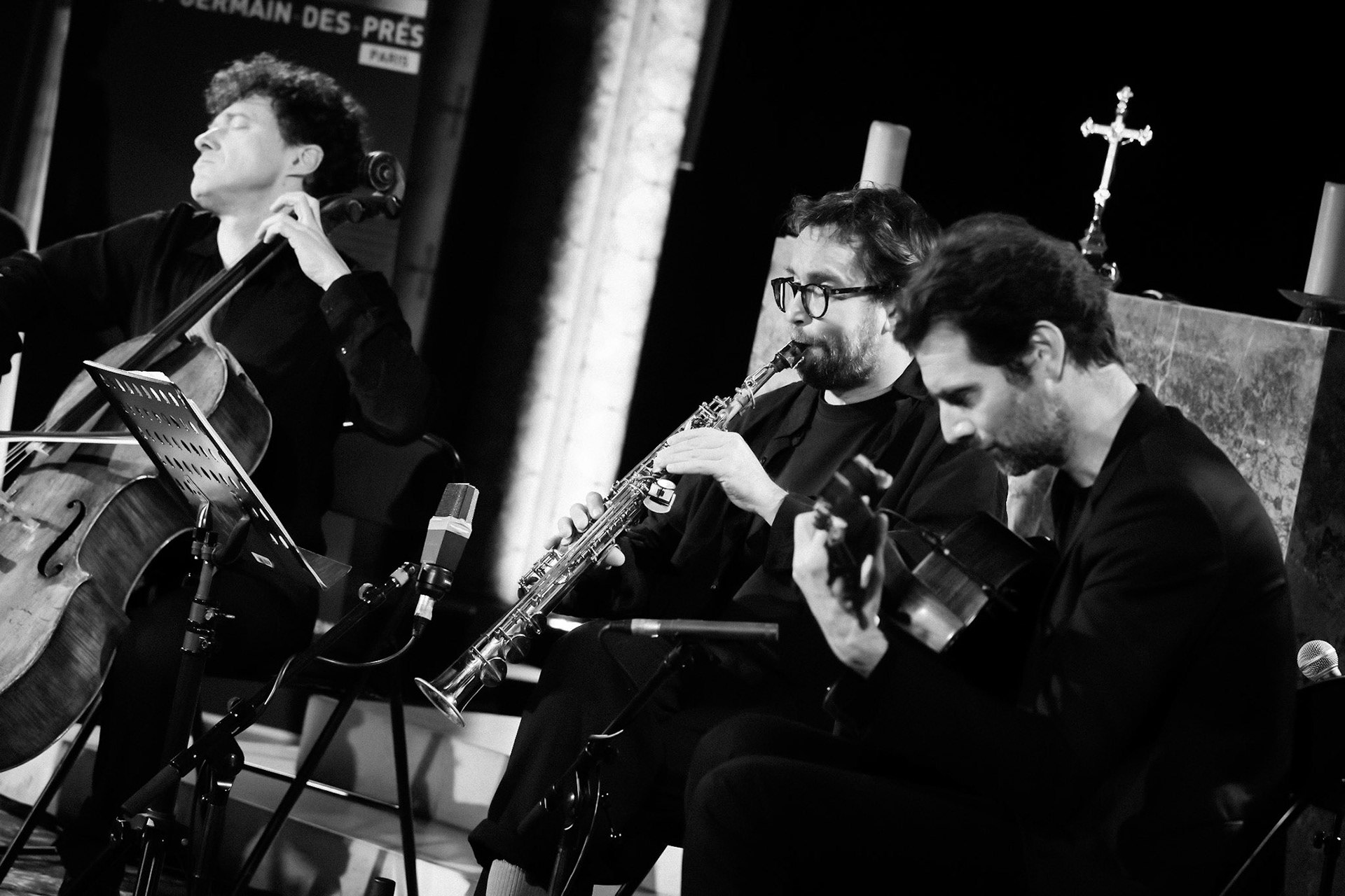 Loco Cello Feat Emile Parisien, Festival Jazz à Saint-Germain-des-Prés - Paris, Eglise Saint-Germain-des-Prés
