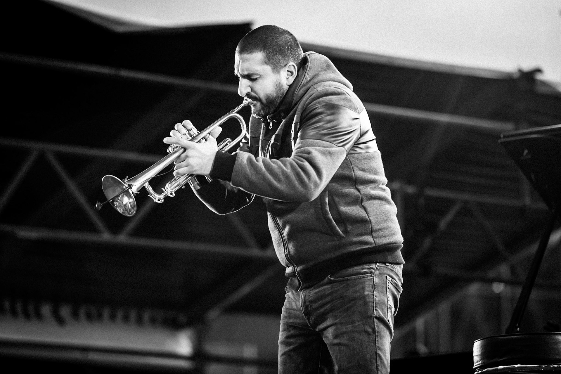 Ibrahim Maalouf avec François Delporte, La Défense Jazz Festival, Parvis de la Défense, 26 septembre 2020