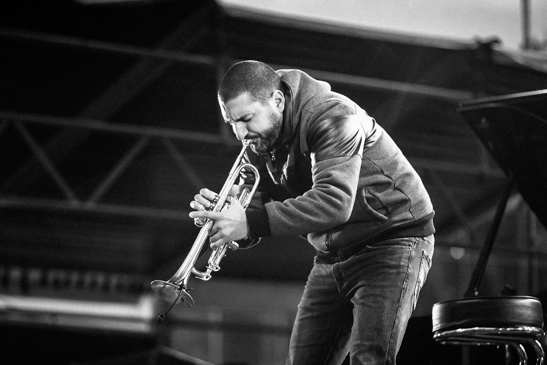 Ibrahim Maalouf avec François Delporte, La Défense Jazz Festival, Parvis de la Défense, 26 septembre 2020