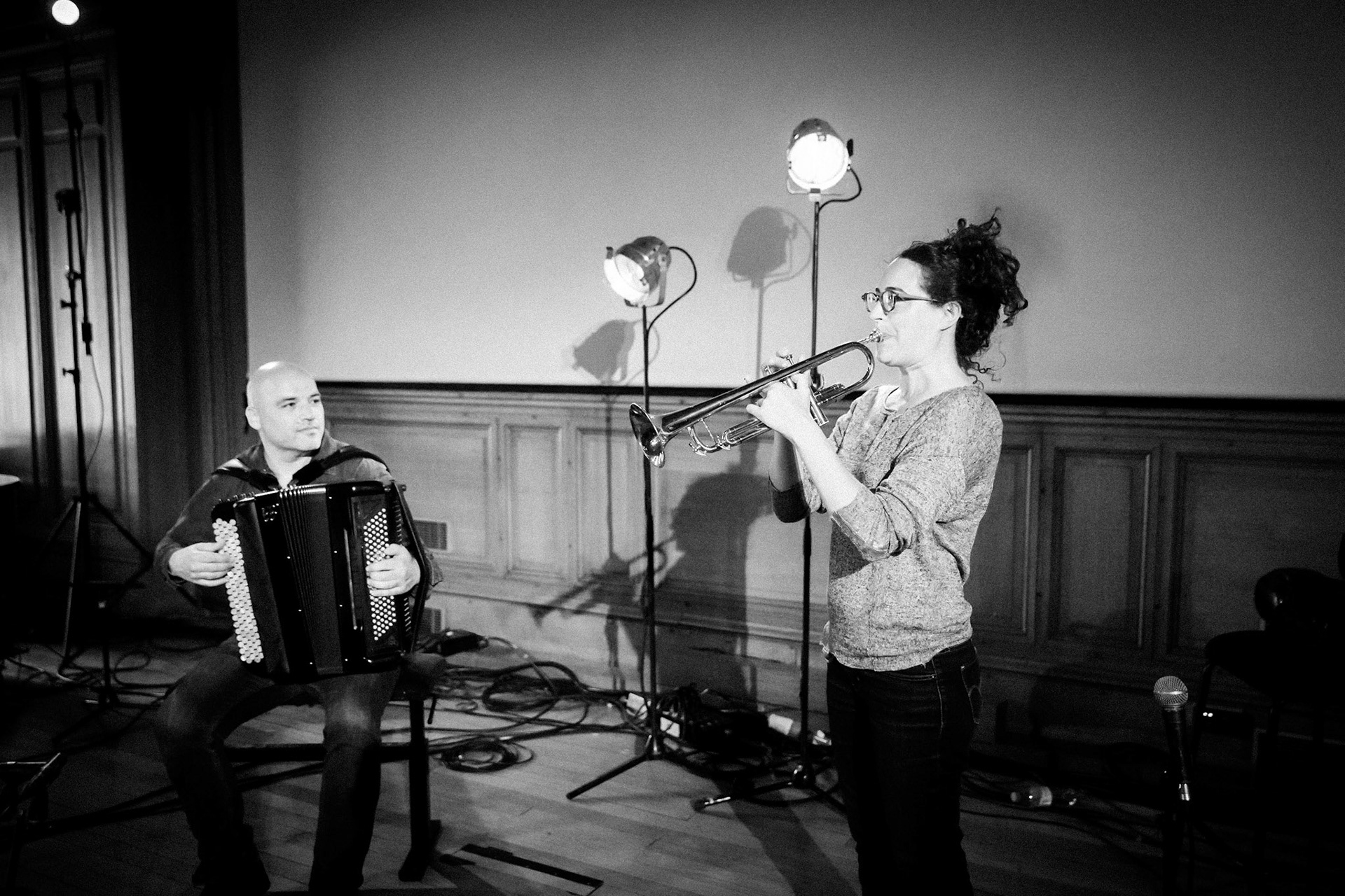 Airelle Besson &amp; Lionel Suarez, Festival Jazz Saint-Germain-des-Prés - Paris , Maison de l'Océan - Grand amphithéâtre, 21 mai 2022