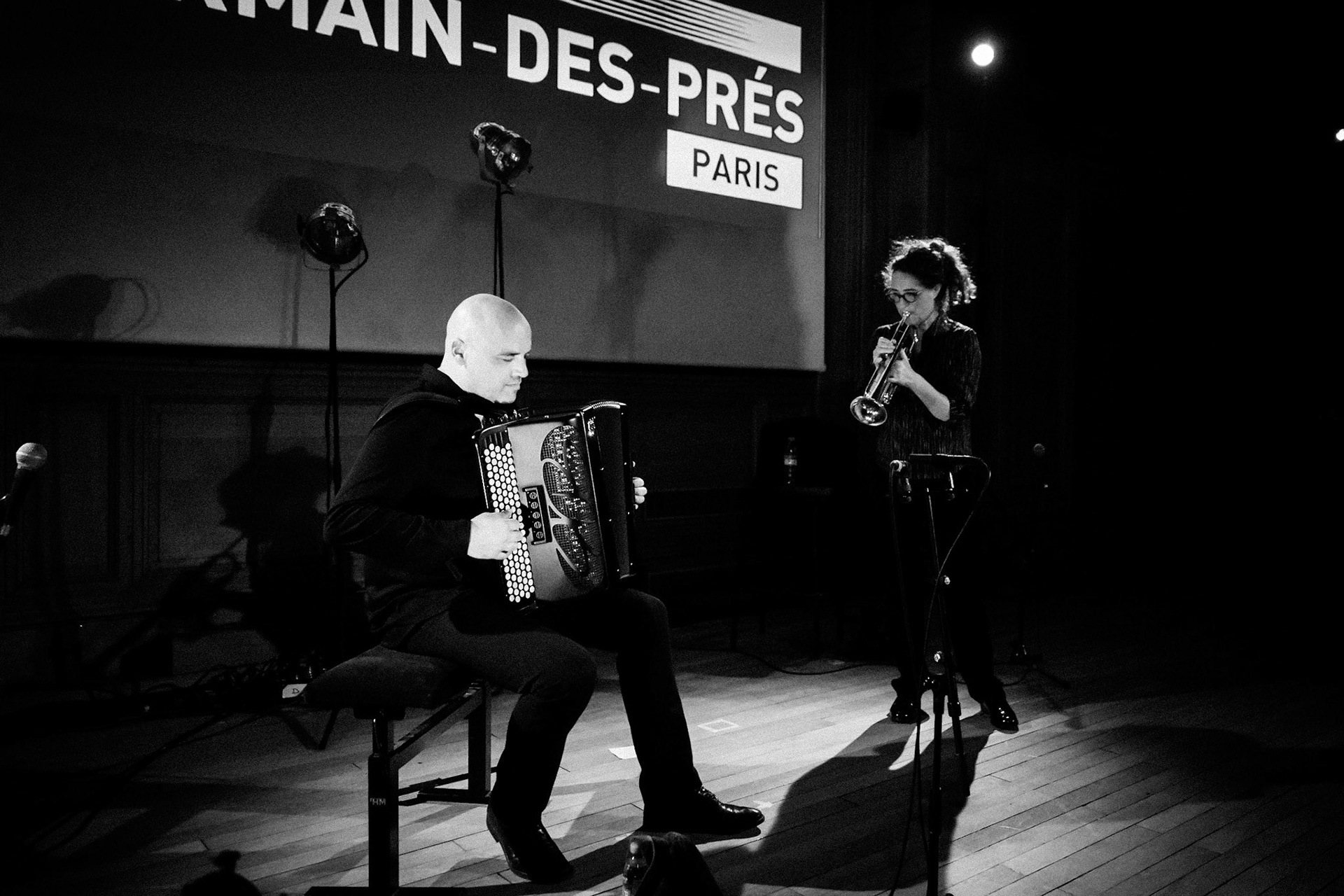 Airelle Besson &amp; Lionel Suarez, Festival Jazz Saint-Germain-des-Prés - Paris , Maison de l'Océan - Grand amphithéâtre, 21 mai 2022