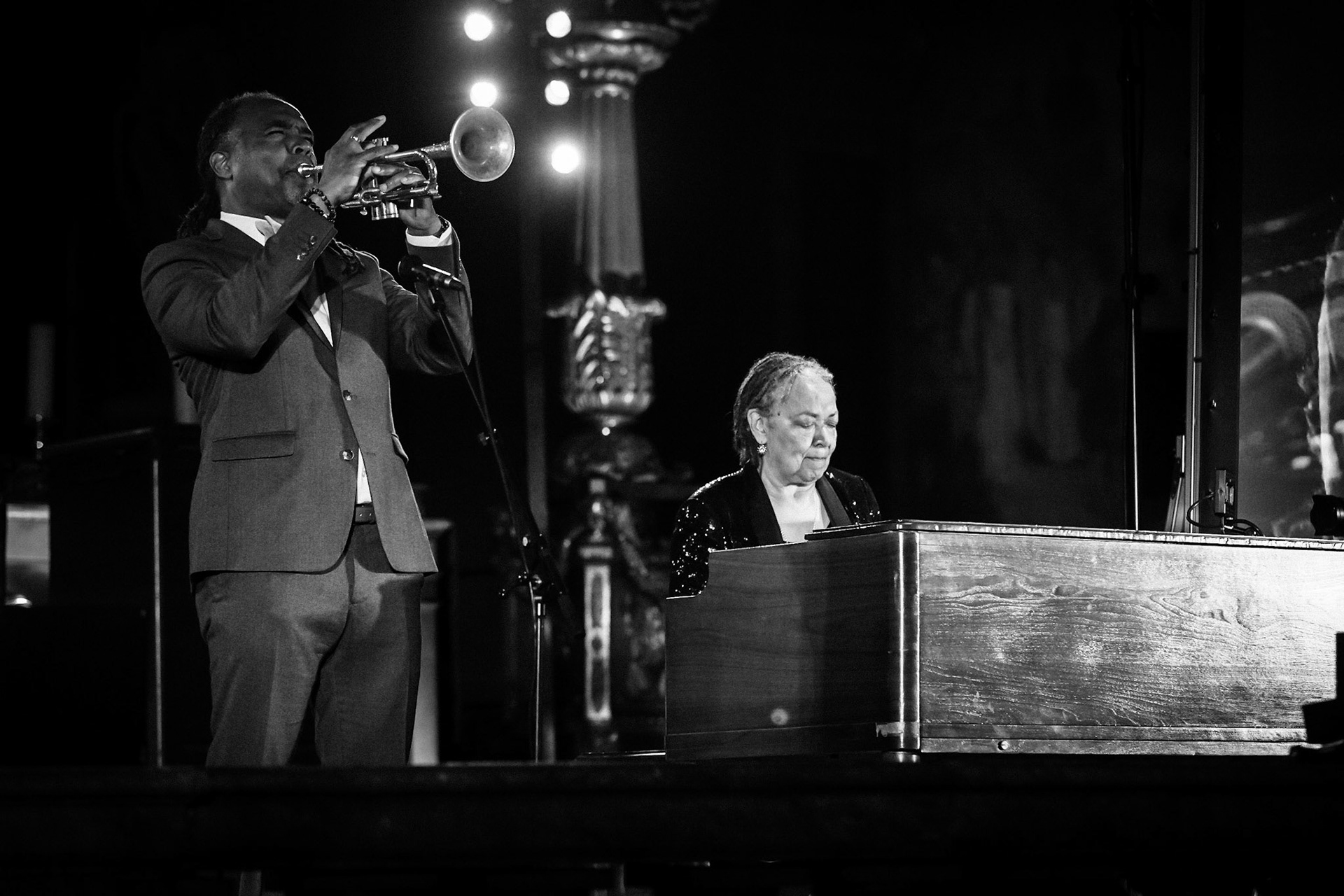 Rhoda Scott &amp; Sophie-Véronique Cauchefer-Choplin, Festival Jazz à Saint-Germain-des-Prés - Paris, Eglise Saint-Sulpice