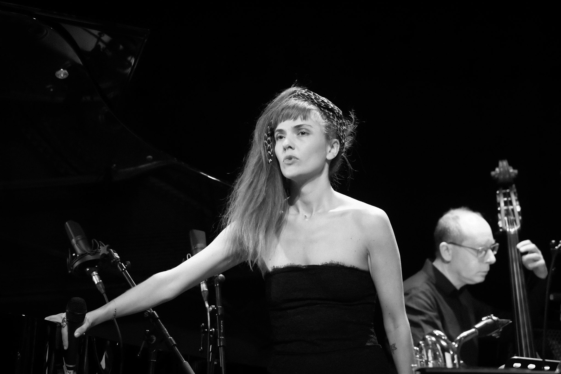 Leïla Olivesi Octet, special guest Camille Berthault, Festival Jazz à Saint-Germain-des-Prés - Paris, Théâtre de l'Alliance Française