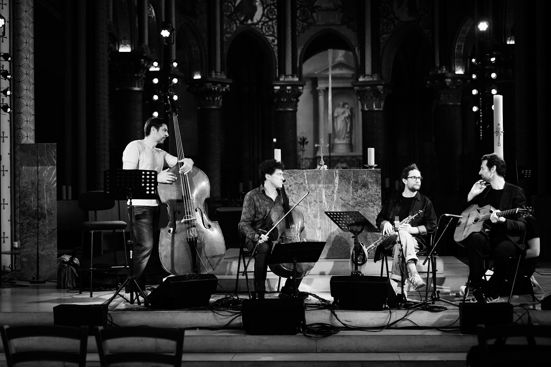 Loco Cello Feat Emile Parisien, Festival Jazz à Saint-Germain-des-Prés - Paris, Eglise Saint-Germain-des-Prés
