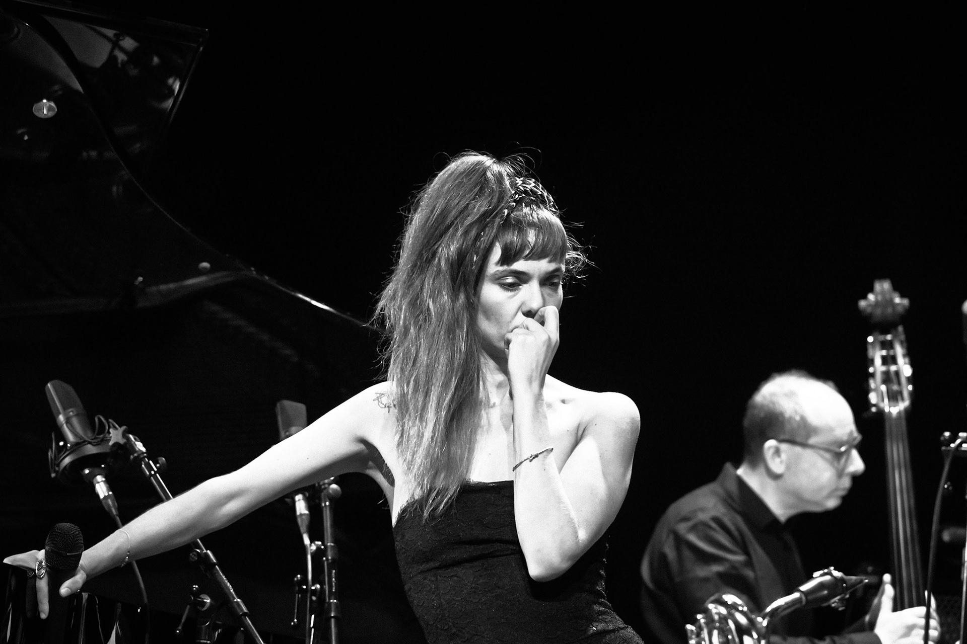 Leïla Olivesi Octet, special guest Camille Berthault, Festival Jazz à Saint-Germain-des-Prés - Paris, Théâtre de l'Alliance Française