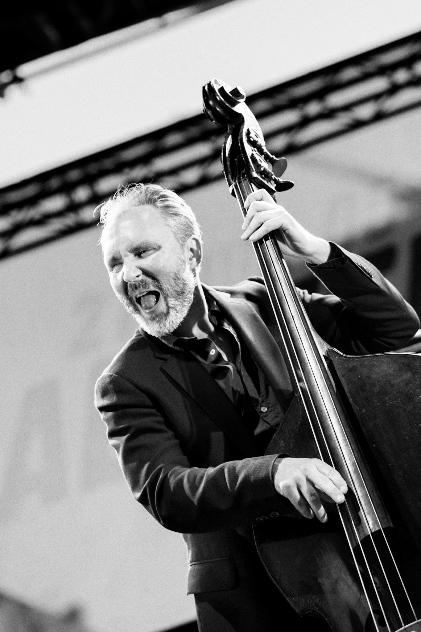 Reid Anderson - Joshua Redman & The Bad Plus - 38ème édition La Défense Jazz Festival - Parvis de la Défense - 5 juillet 2015