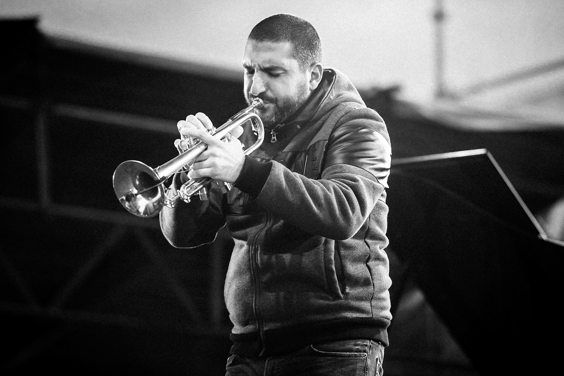 Ibrahim Maalouf avec François Delporte, La Défense Jazz Festival, Parvis de la Défense, 26 septembre 2020