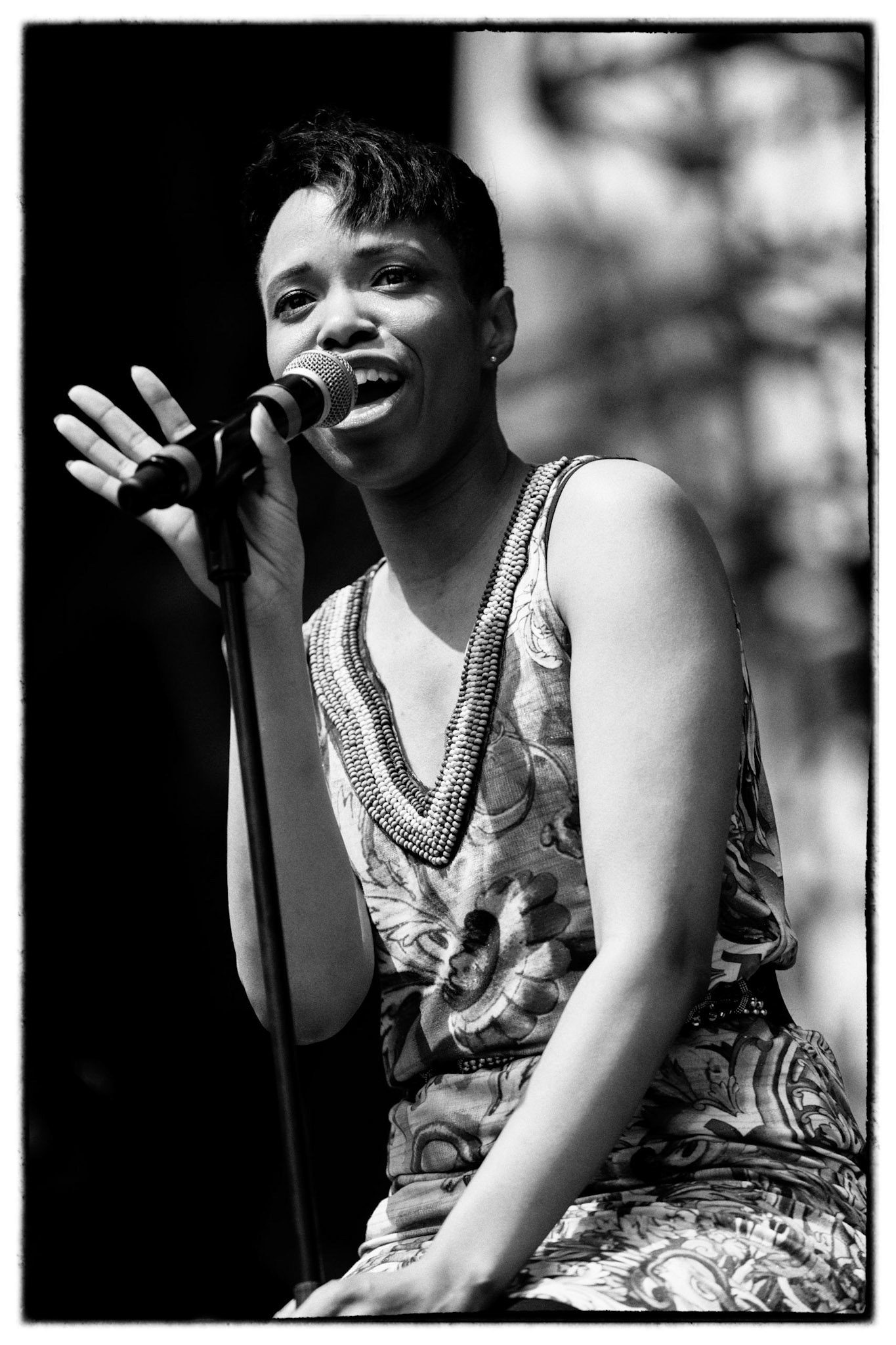 Kellylee Evans, 36ème édition de La Défense Jazz Festival, Parvis de la Défense, 1 juillet 2013