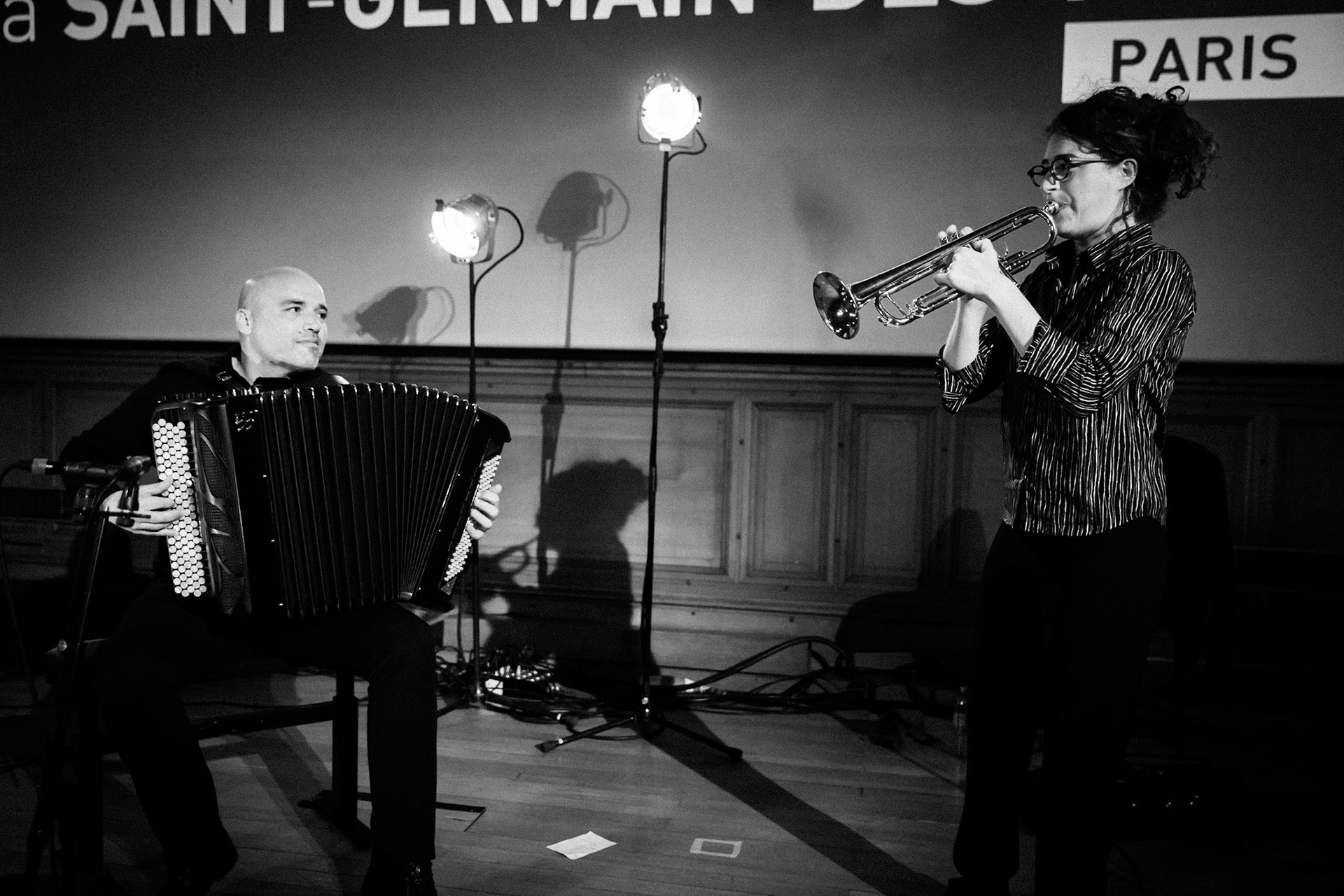 Airelle Besson &amp; Lionel Suarez, Festival Jazz Saint-Germain-des-Prés - Paris , Maison de l'Océan - Grand amphithéâtre, 21 mai 2022