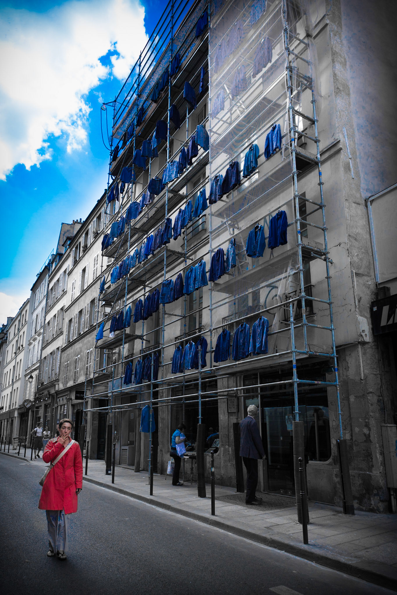 Les bleus autrement - Rue du Roi de Sicile - Paris 4ème