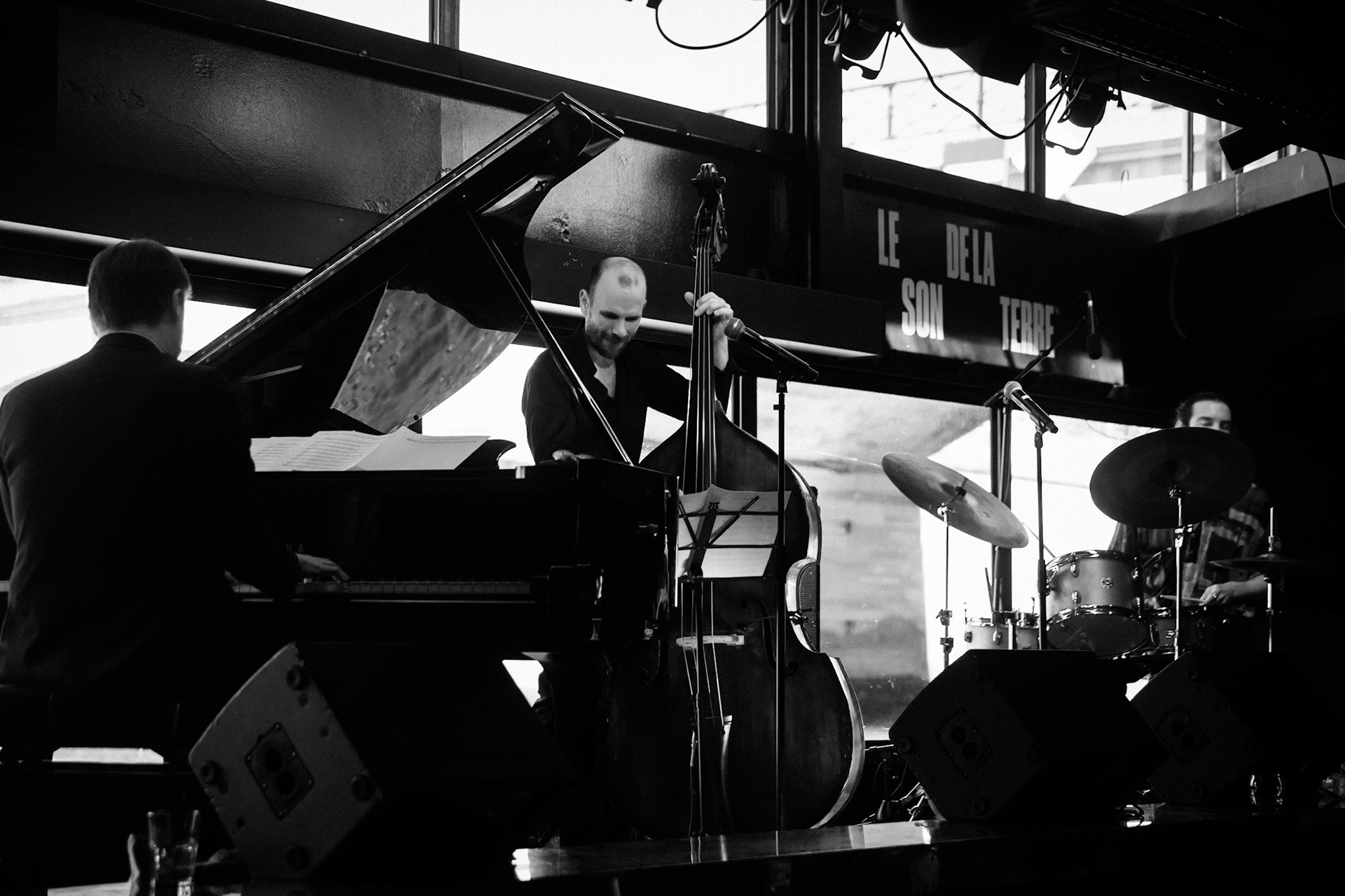 Laurent Courthaliac trio, guests Hugh Coltman &amp; Krysrle Warren, Festival Jazz à Saint-Germain-des-Prés - Paris, Péniche Le Son de la Terre