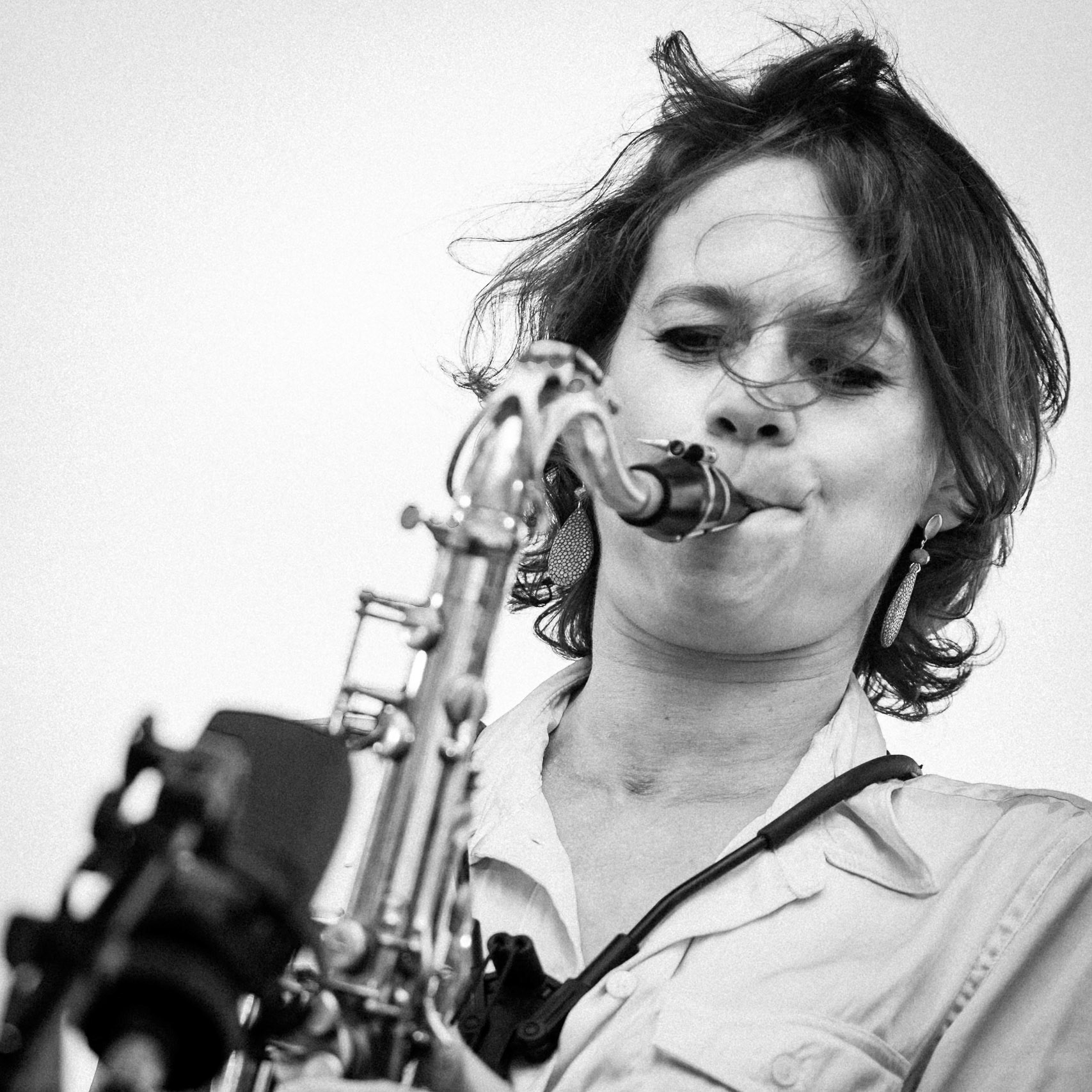 Sophie Alour invite Abdallah Abozekry, La Défense Jazz Festival, Parvis de la Défense, 23 septembre 2020