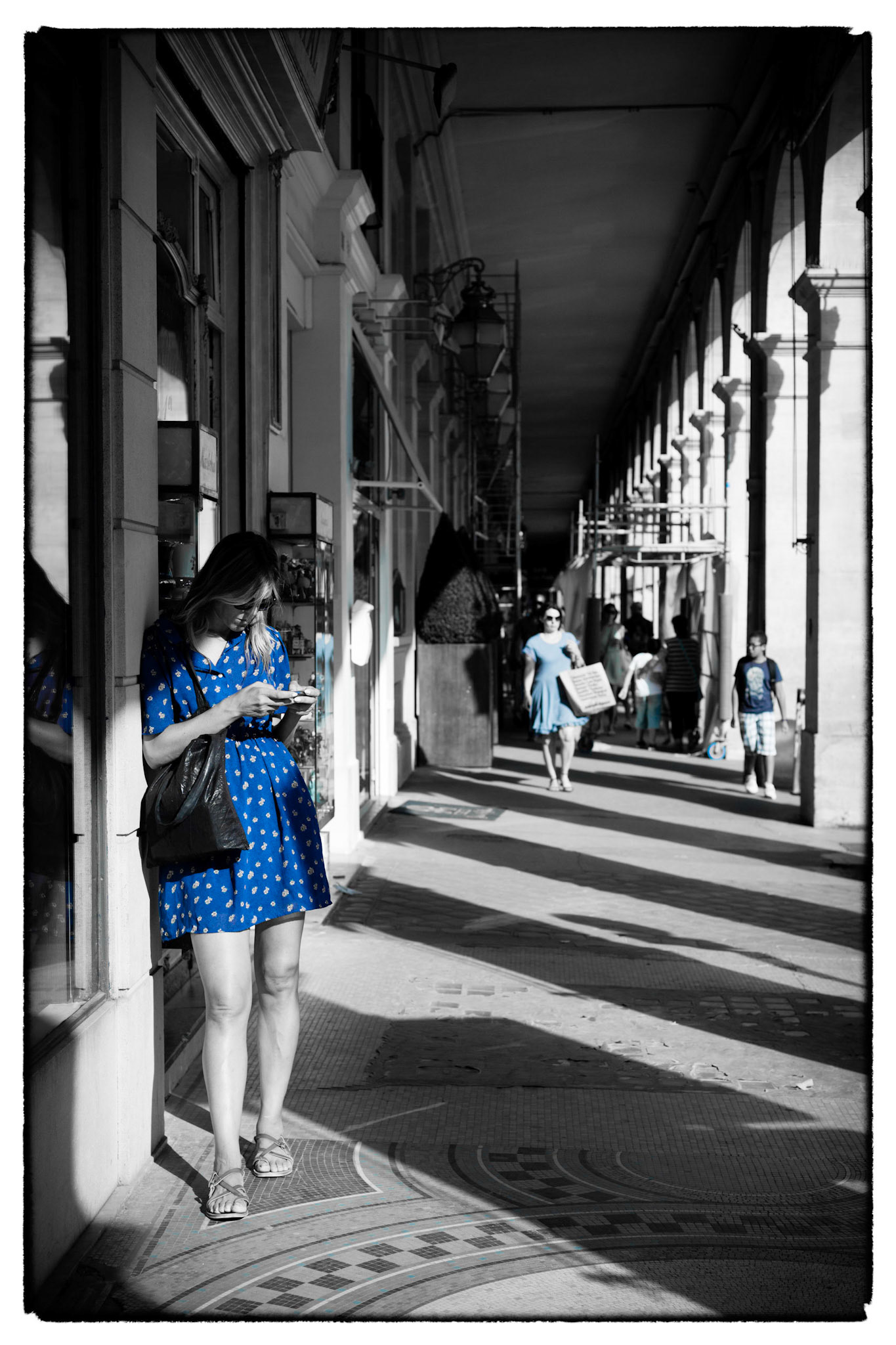 Les arcades - rue de Rivoli - Paris - 08/2013