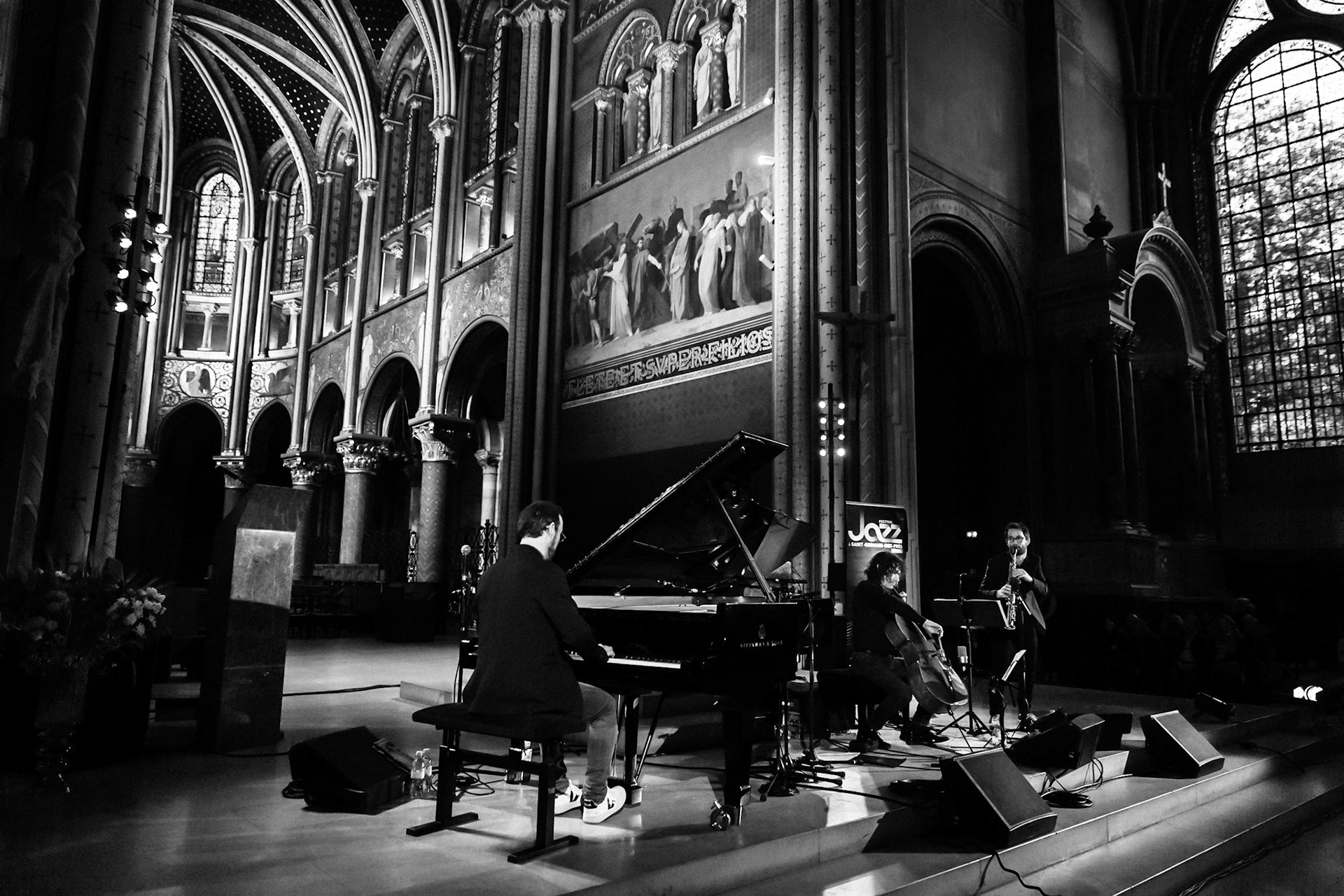 Trio Herman - Salque - Parisien, Festival Jazz Saint-Germain-des-Prés - Paris , Eglise Saint-Germain-des-Prés, 21 mai 2019