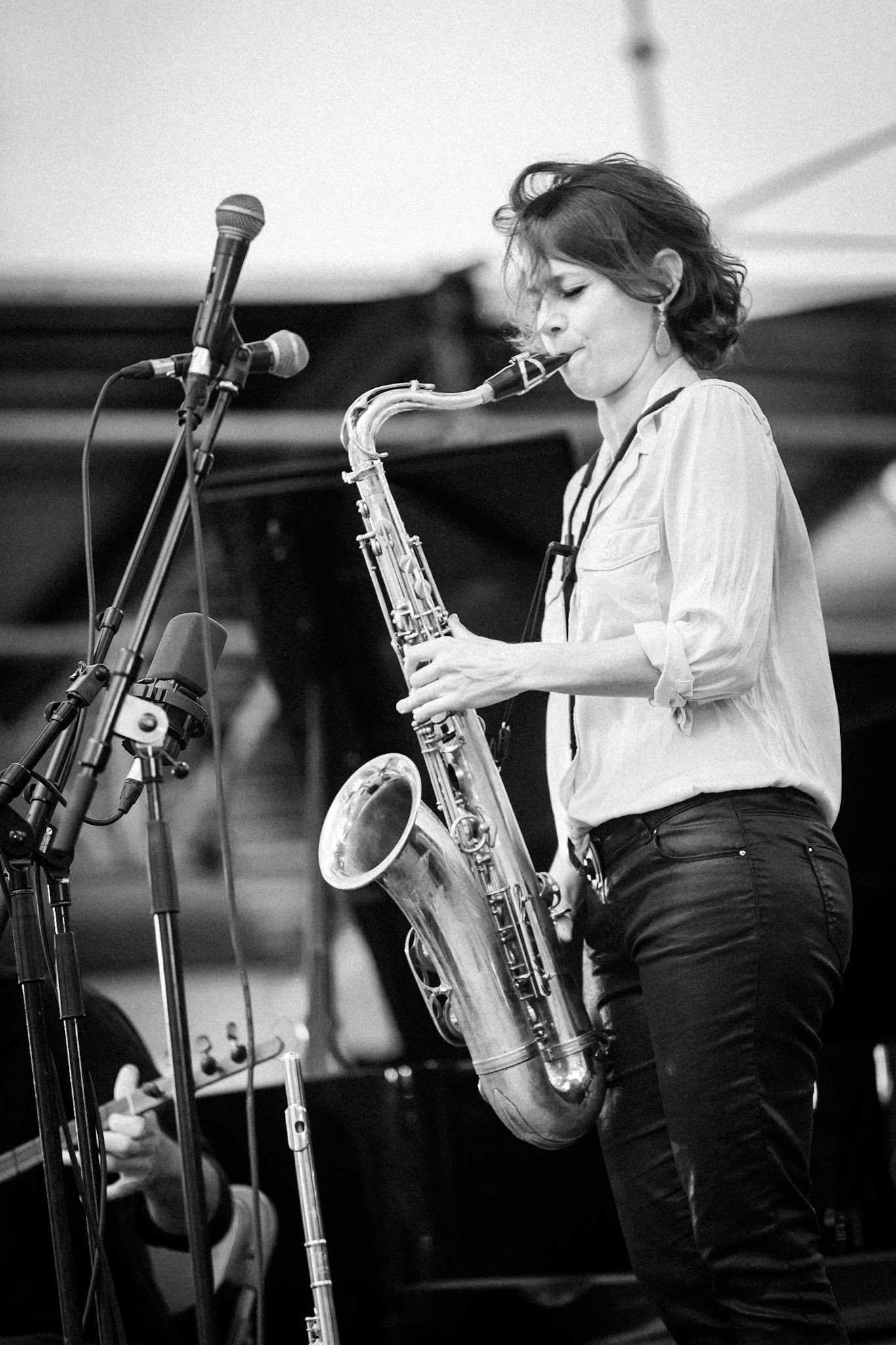 Sophie Alour invite Abdallah Abozekry, La Défense Jazz Festival, Parvis de la Défense, 23 septembre 2020