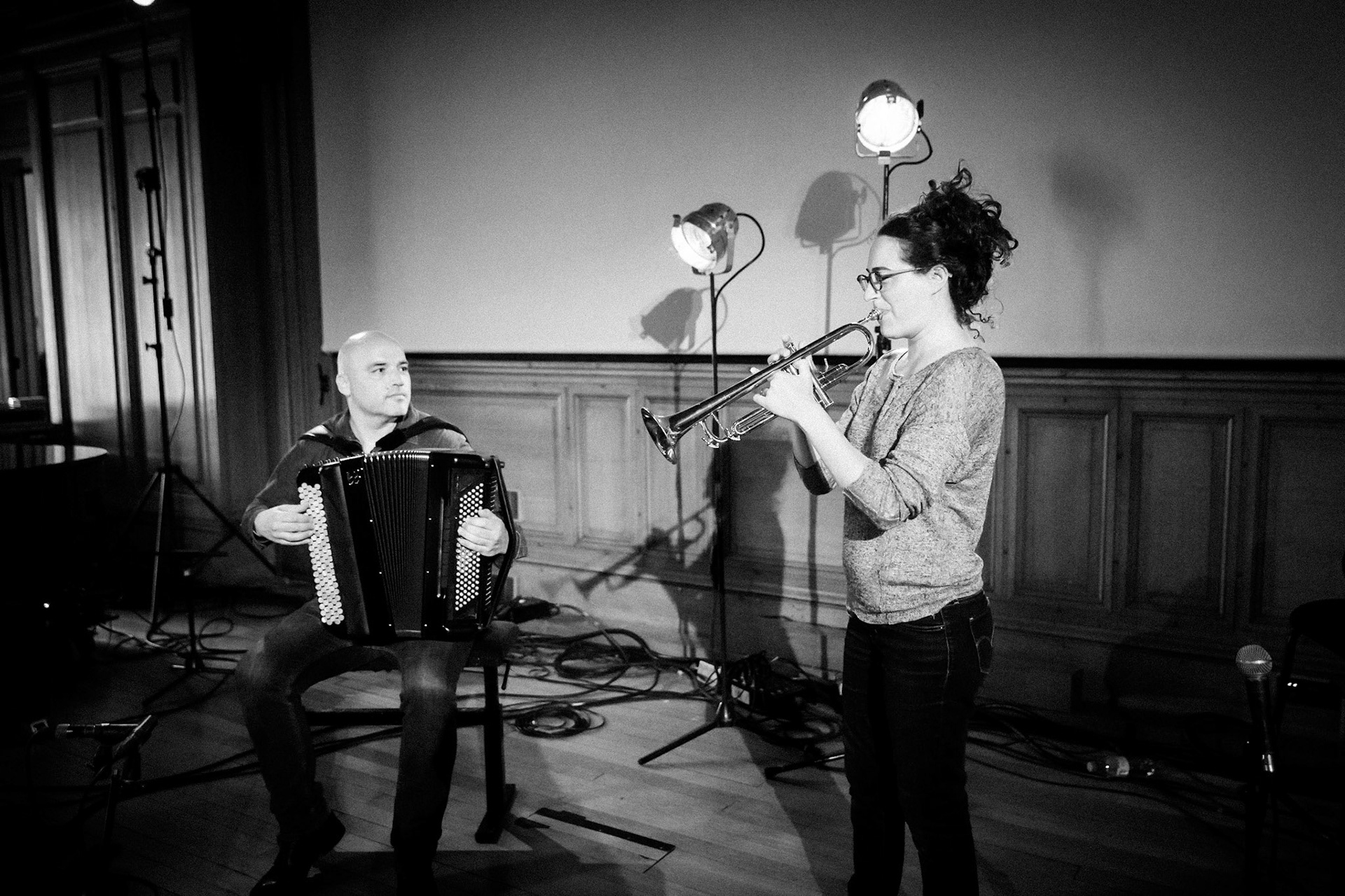 Airelle Besson &amp; Lionel Suarez, Festival Jazz Saint-Germain-des-Prés - Paris , Maison de l'Océan - Grand amphithéâtre, 21 mai 2022