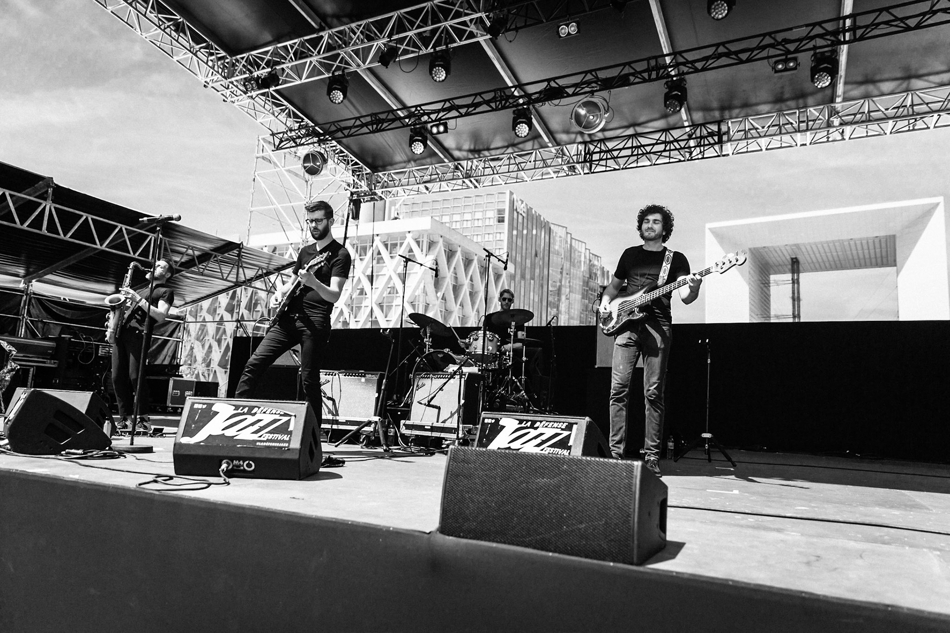 Matthis Pascaud Square One, La Défense Jazz Festival, Parvis de la Défense, 25 mai 2019