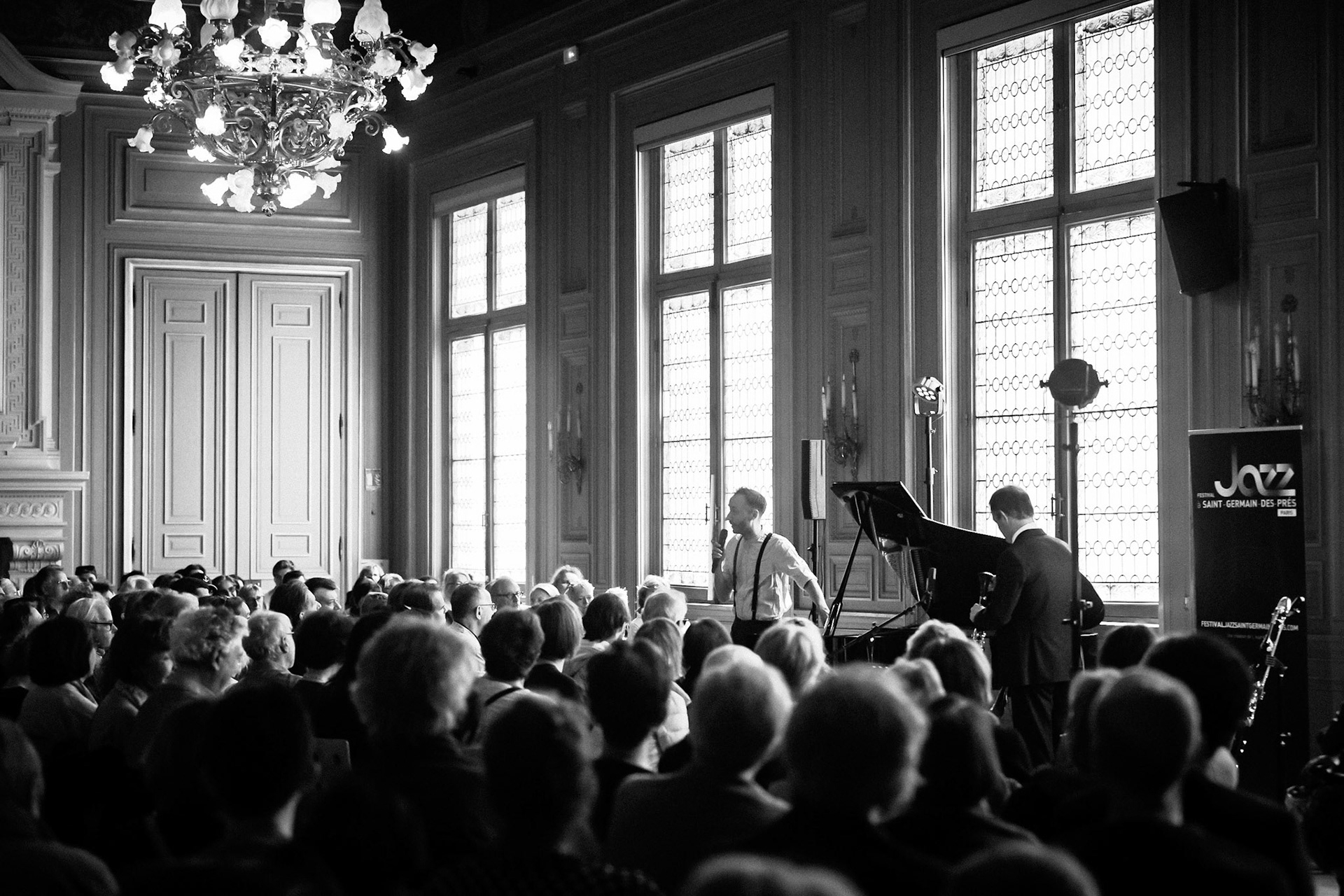 Pierre-François Blanchard &amp; Thomas Savy, Festival Jazz à Saint-Germain-des-Prés - Paris, Salle des fêtes - Mairie du 6ème