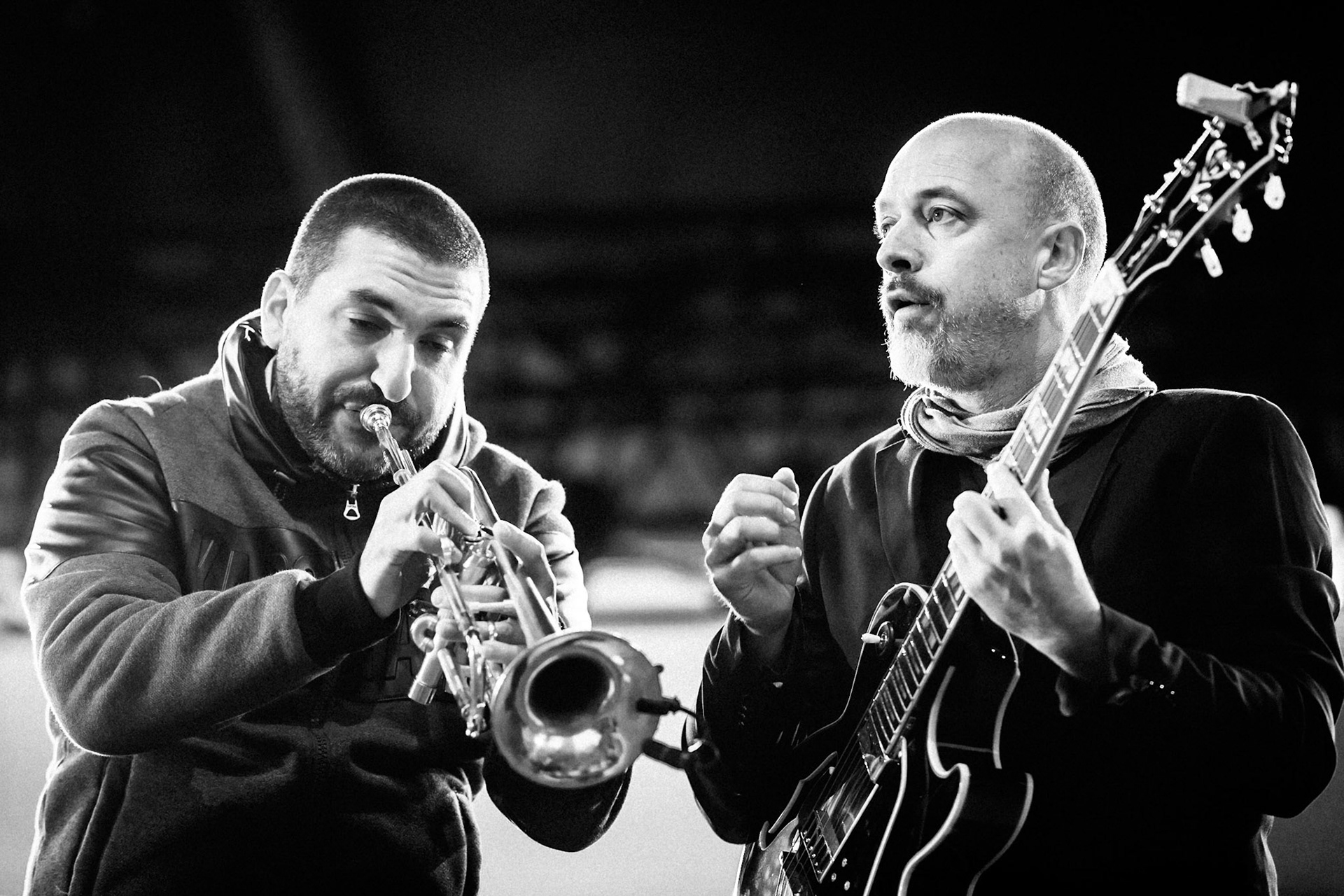 Ibrahim Maalouf avec François Delporte, La Défense Jazz Festival, Parvis de la Défense, 26 septembre 2020