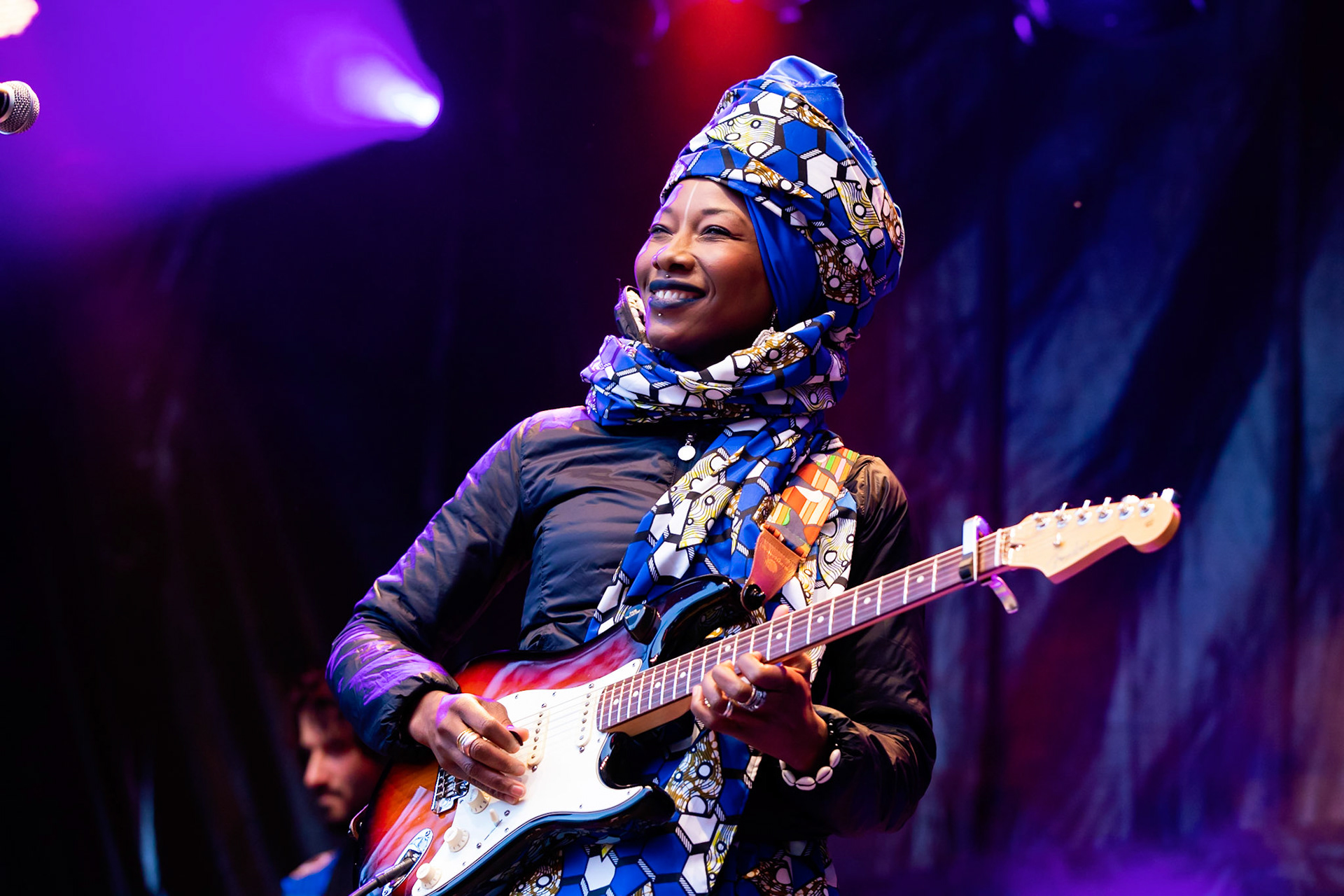 Fatoumata Diawara, 30ème édition Festival Chorus des Hauts-de-Seine, Parvis de La Seine Musicale (Boulogne-Billancourt), 5 avril 2018