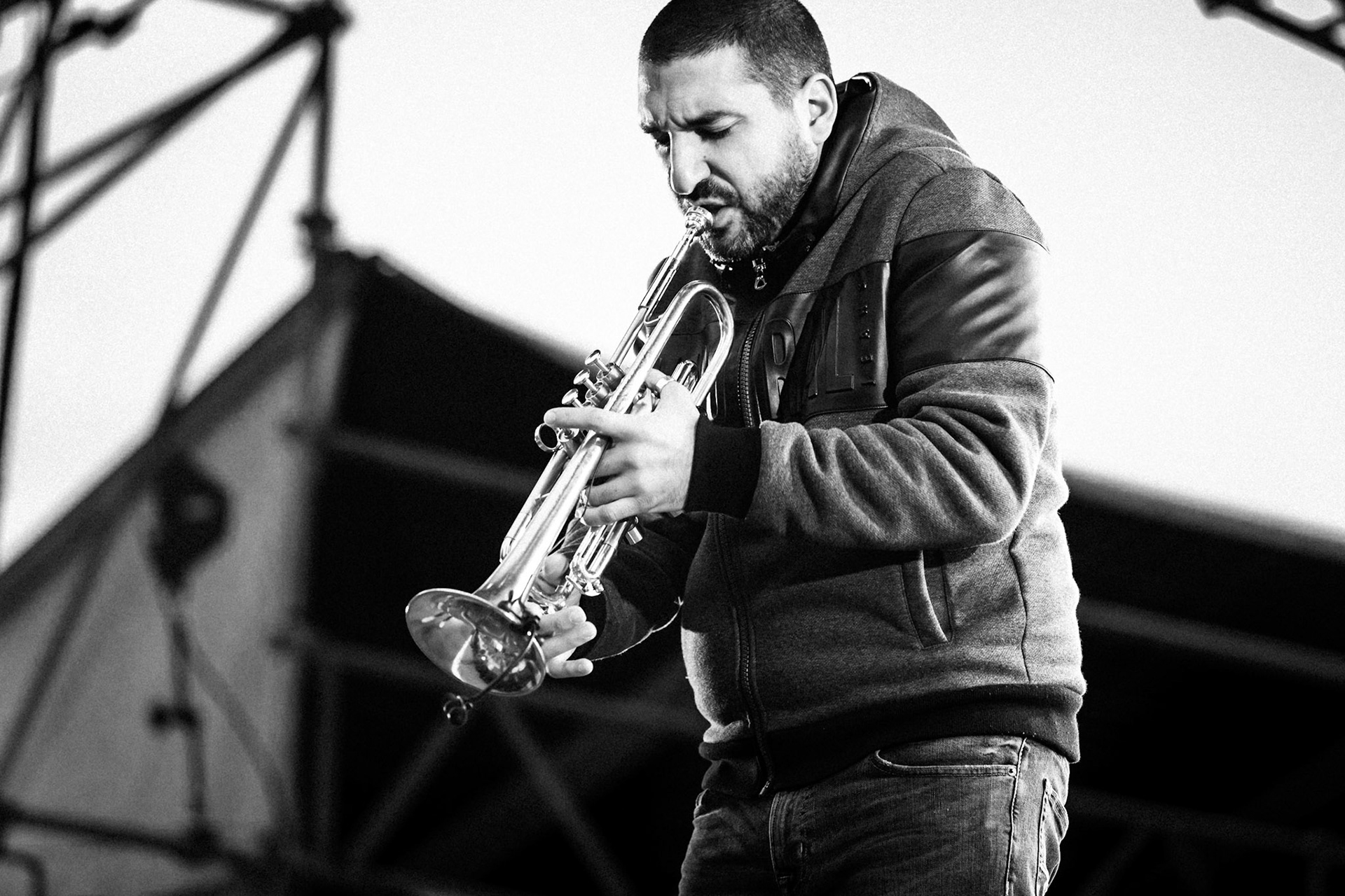 Ibrahim Maalouf avec François Delporte, La Défense Jazz Festival, Parvis de la Défense, 26 septembre 2020