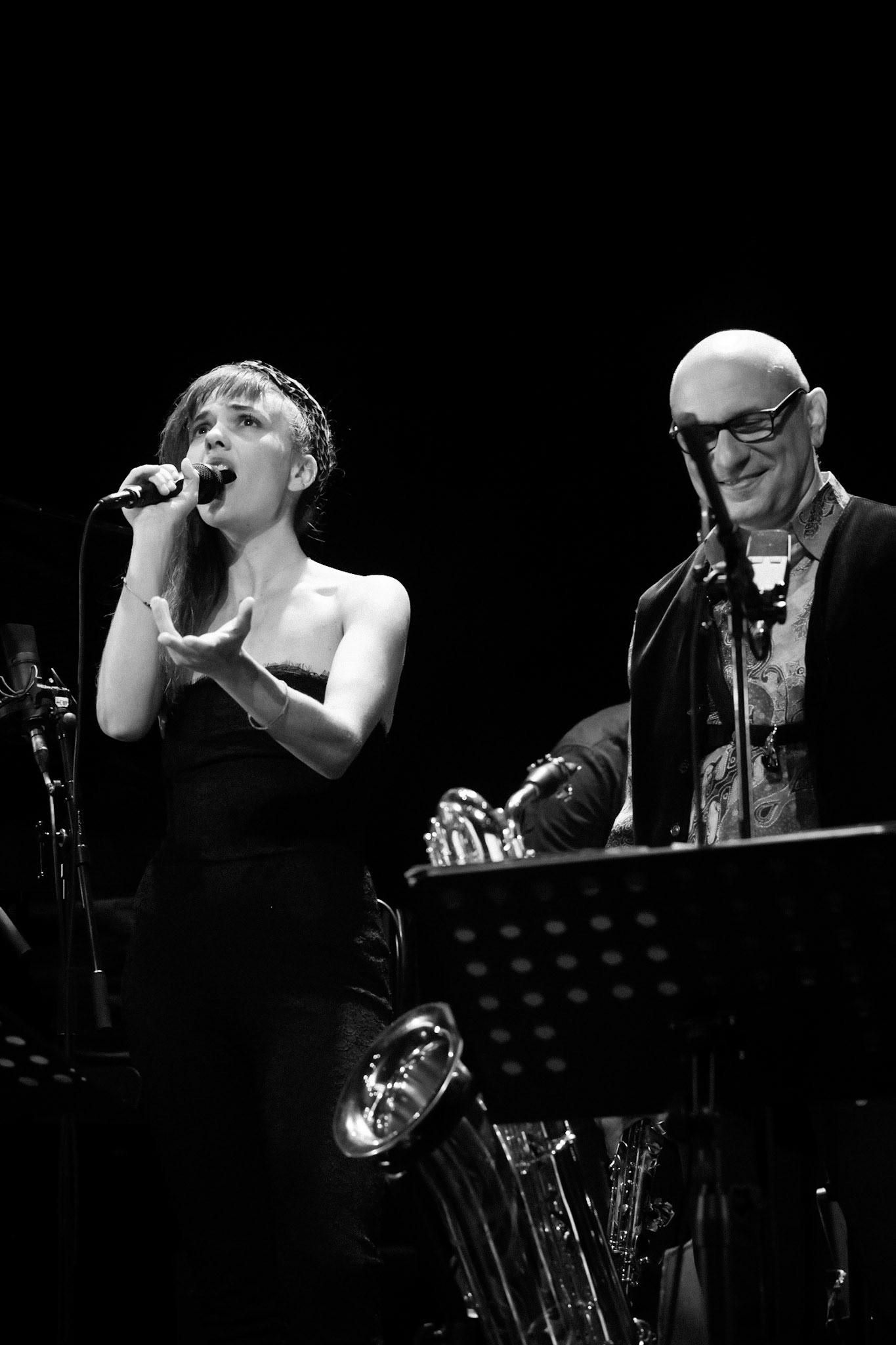 Leïla Olivesi Octet, special guest Camille Berthault, Festival Jazz à Saint-Germain-des-Prés - Paris, Théâtre de l'Alliance Française