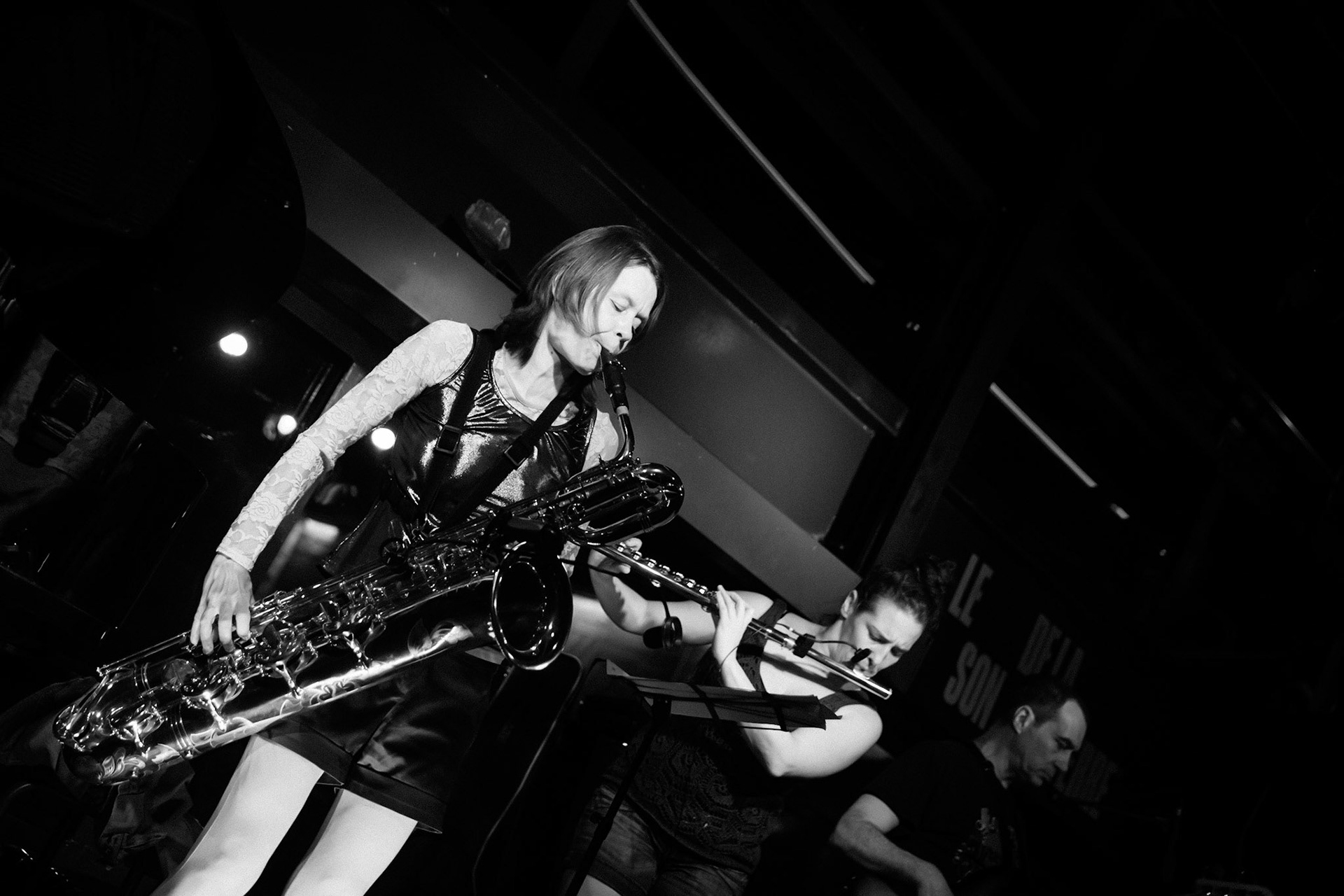 Ludivine Issambourg Quartet &amp; guest Céline Bonacina, Festival Jazz à Saint-Germain-des-Prés - Paris, Péniche Le Son de la Terre