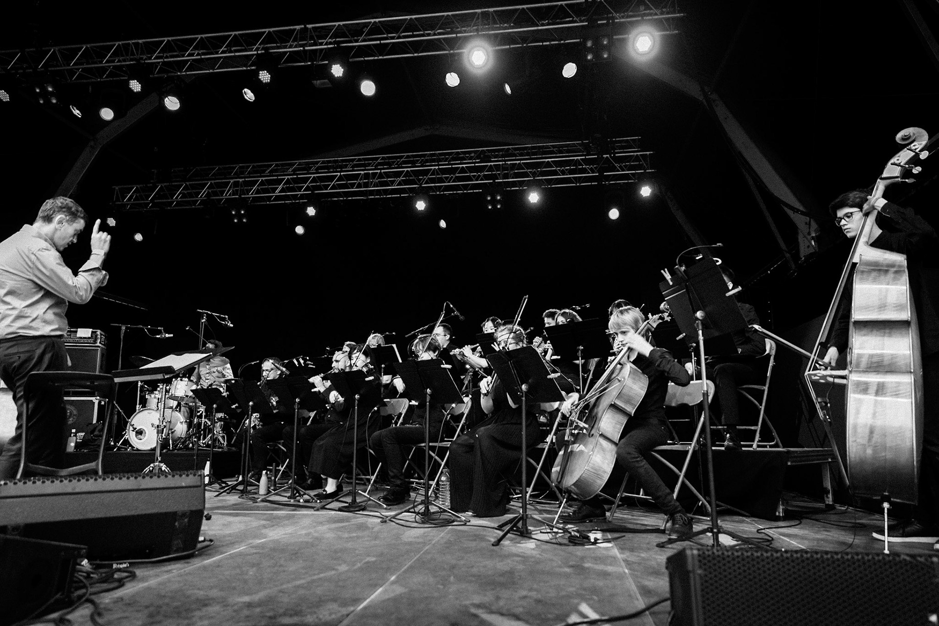 Samy Thiébault "Awé Large Ensemble", La Défense Jazz Festival, Parvis de la Défense, 26 juin 2023
