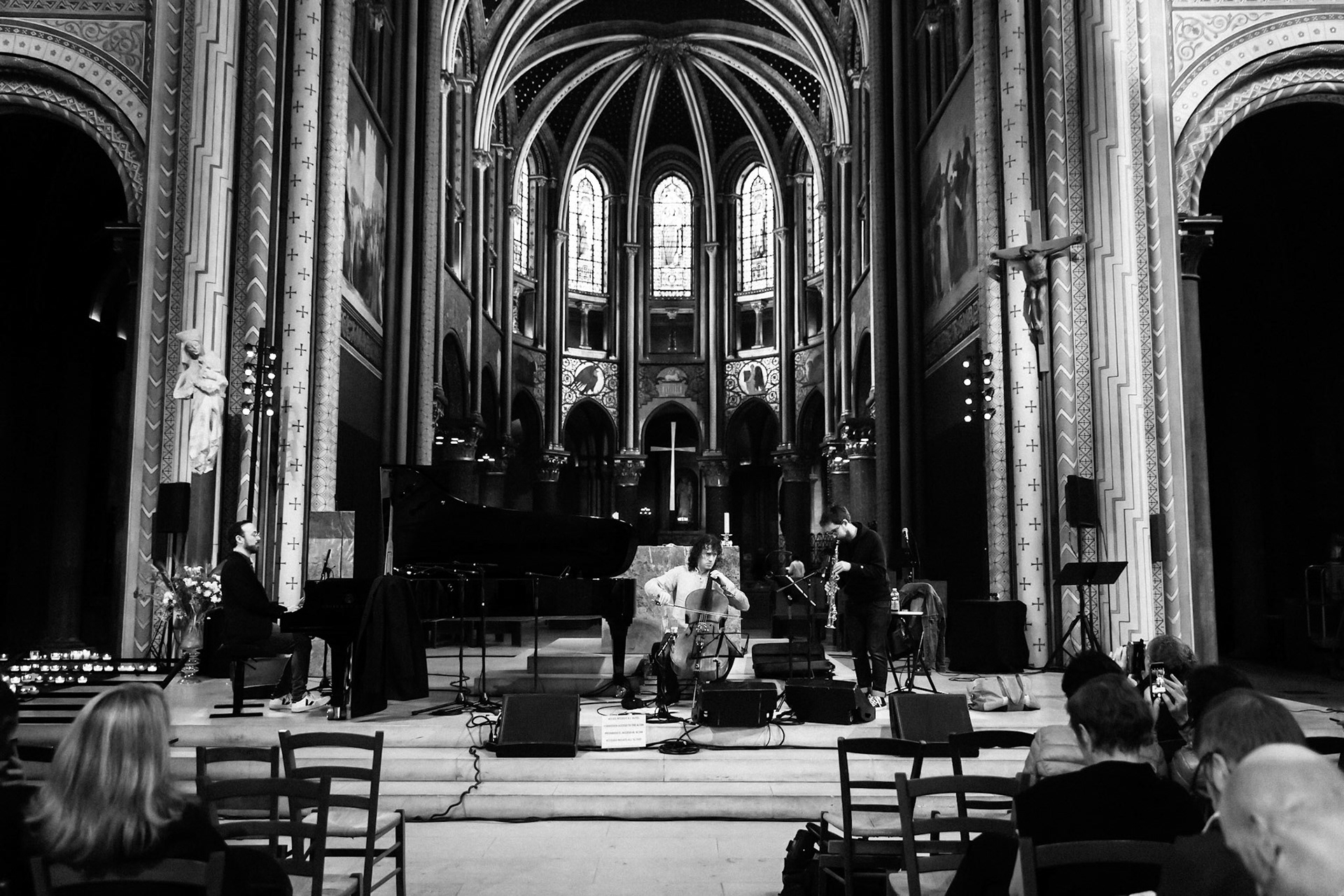 Trio Herman - Salque - Parisien, Festival Jazz Saint-Germain-des-Prés - Paris , Eglise Saint-Germain-des-Prés, 21 mai 2019, @yaronhermanofficial, #francoissalque, @emileparisien, @jazzstgermain, #jazz