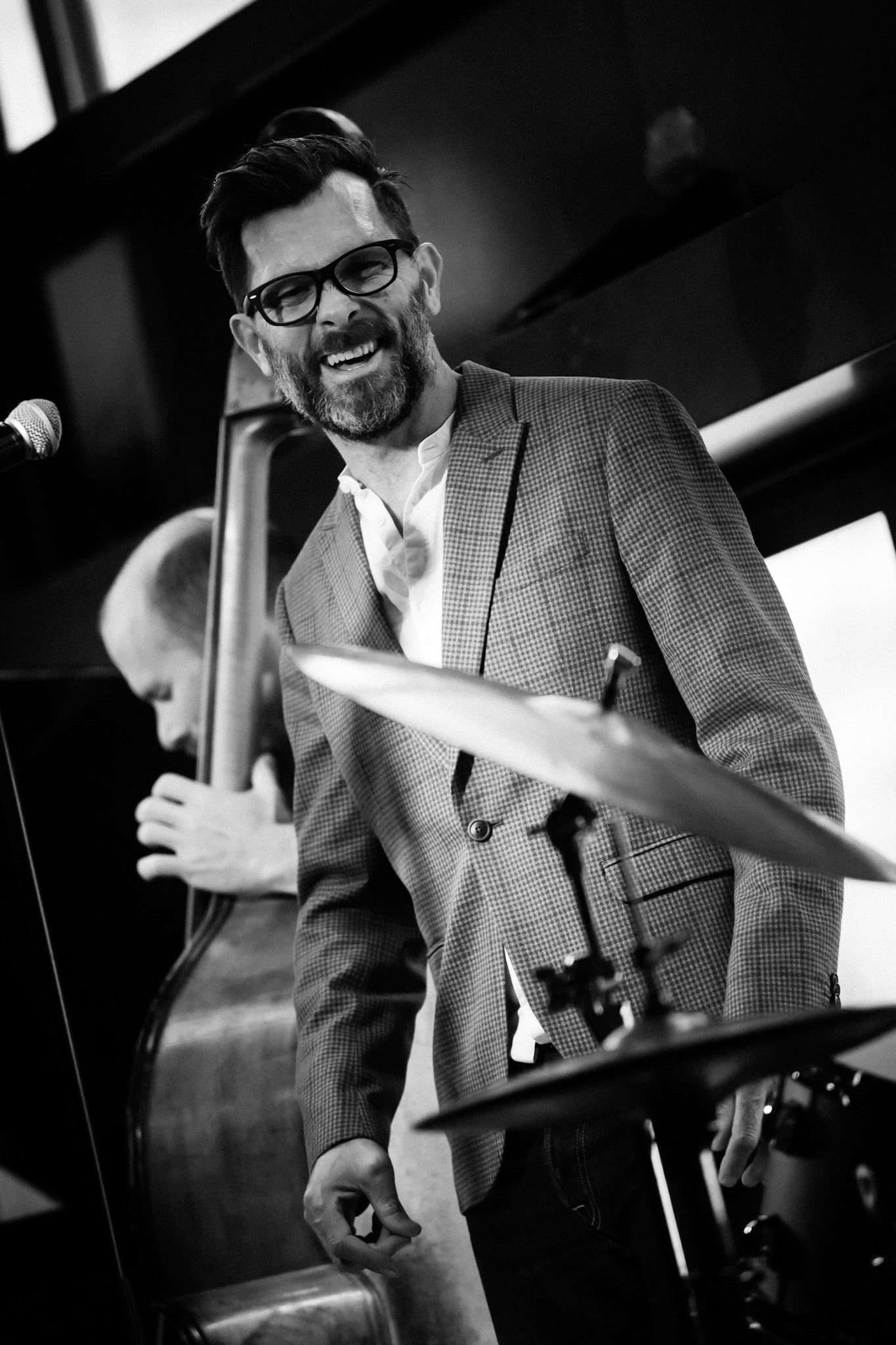 Laurent Courthaliac trio, guests Hugh Coltman &amp; Krysrle Warren, Festival Jazz à Saint-Germain-des-Prés - Paris, Péniche Le Son de la Terre