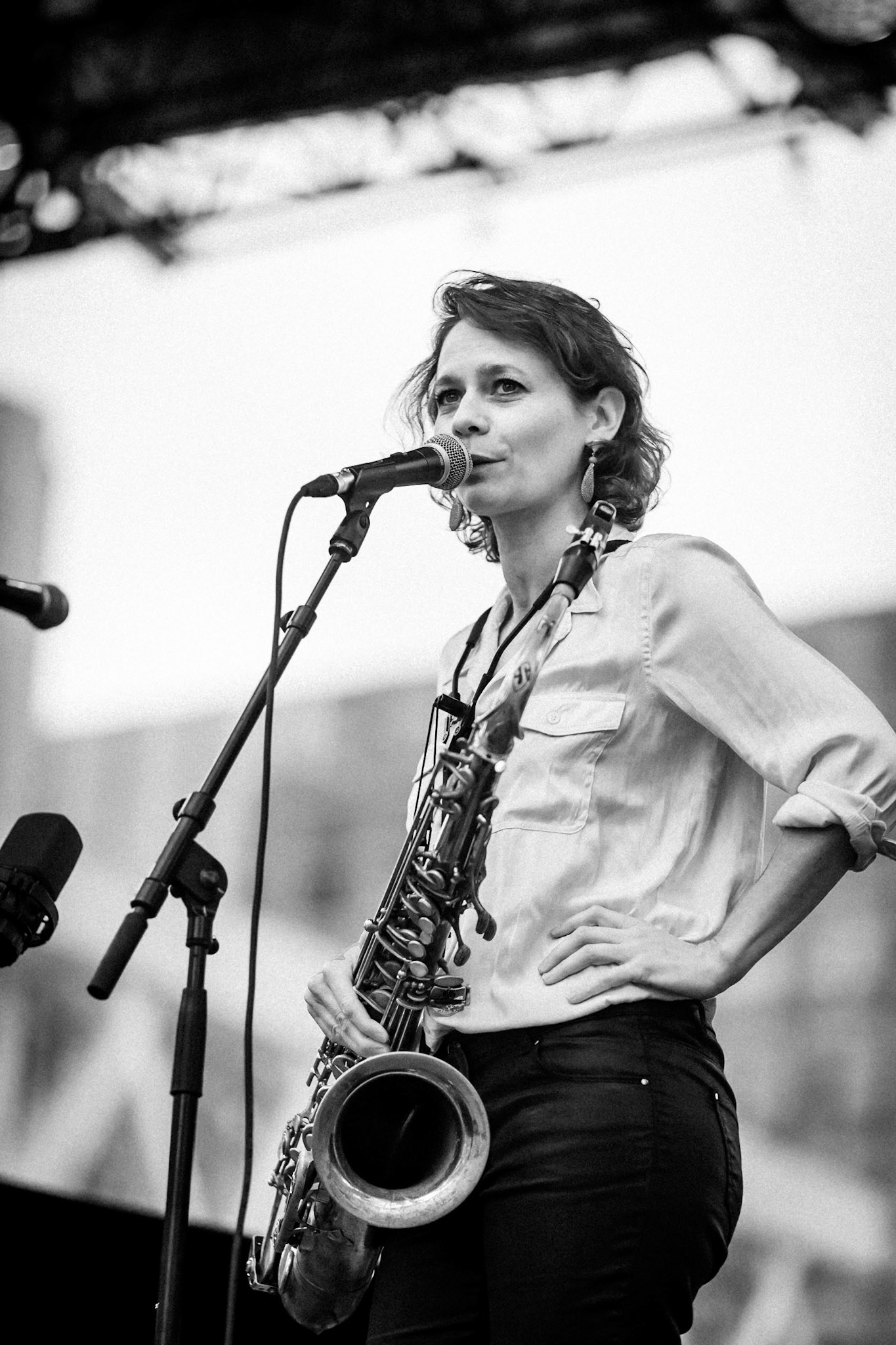 Sophie Alour invite Abdallah Abozekry, La Défense Jazz Festival, Parvis de la Défense, 23 septembre 2020