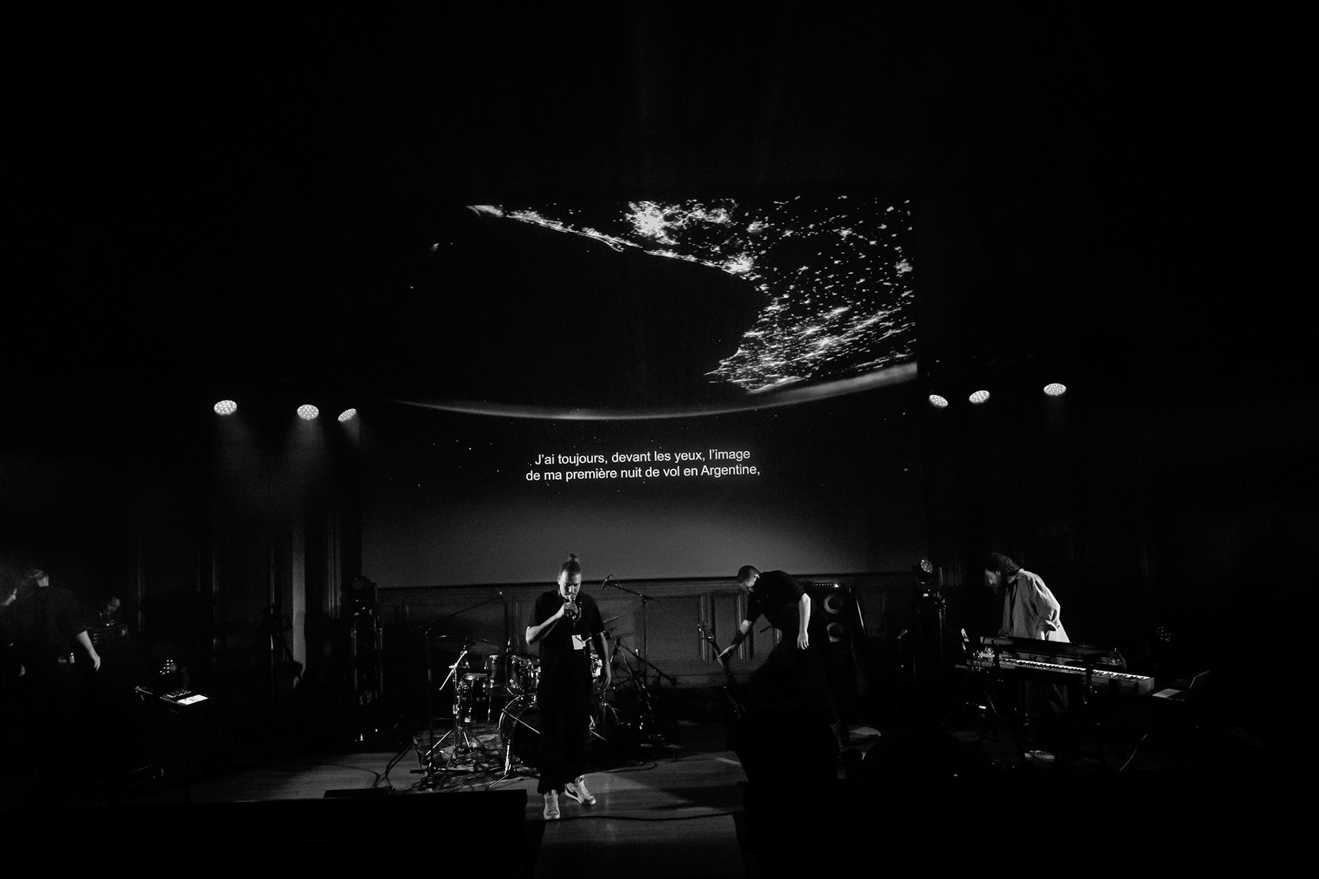 Guillaume Perret Quartet, Festival Jazz à Saint-Germain-des-Prés - Paris, grand amphithéâtre de la Maison de l'Océan