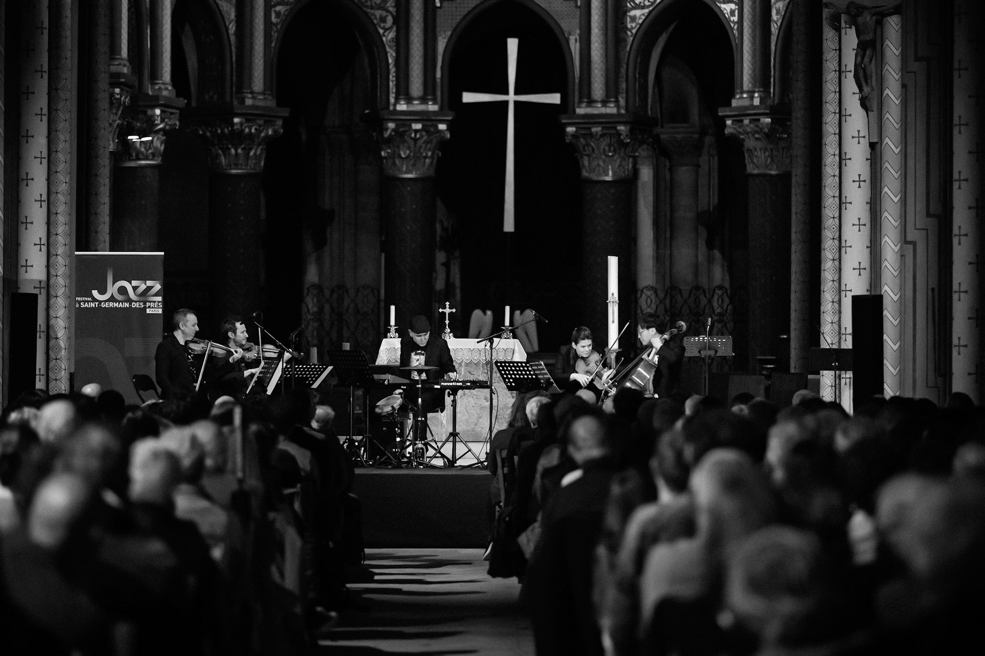 Quatuor Ebène &amp; Xavier Tribolet, Festival Jazz à Saint-Germain-des-Prés - Paris, Eglise Saint-Germain-des-Prés