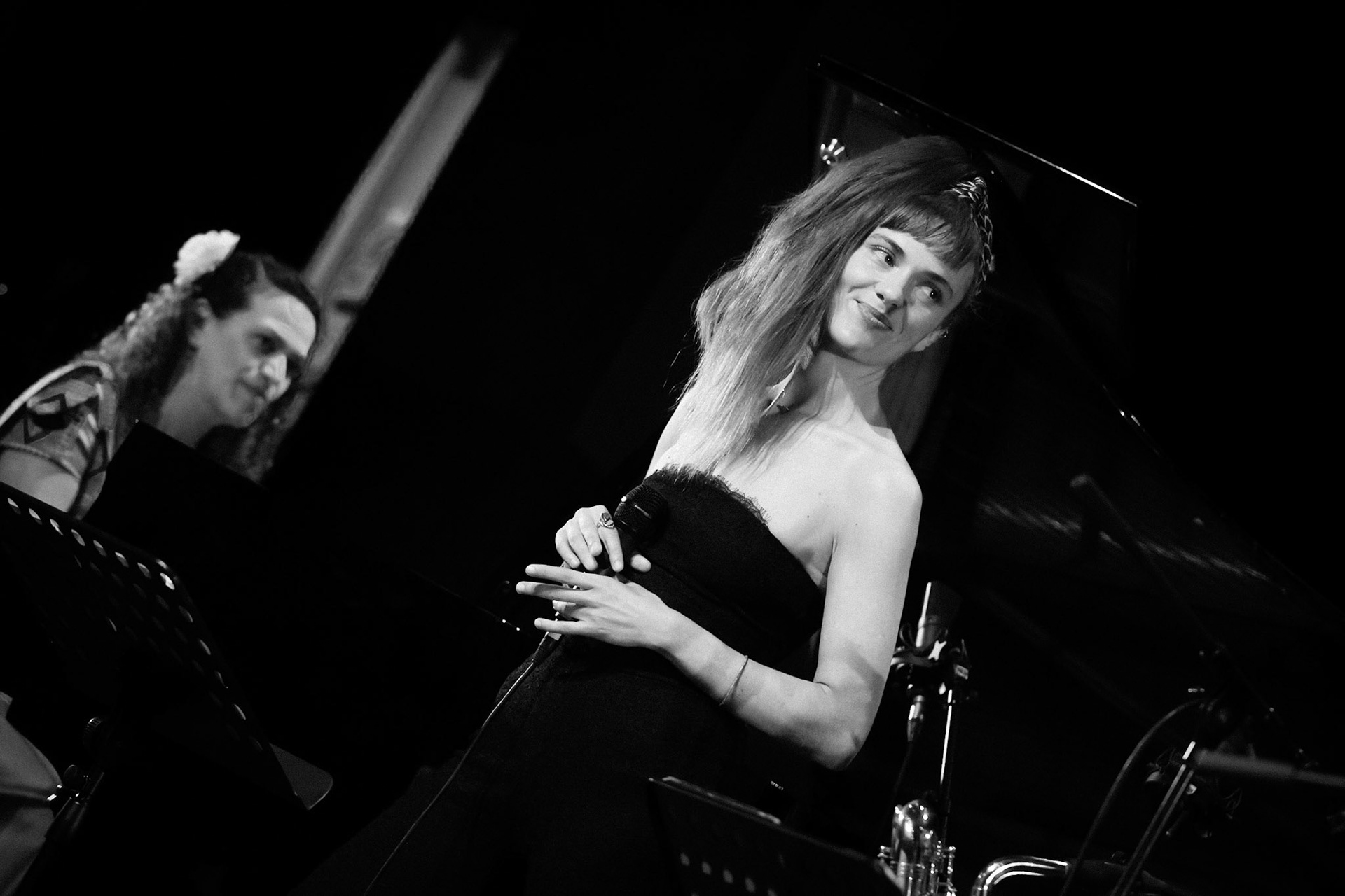 Leïla Olivesi Octet, special guest Camille Berthault, Festival Jazz à Saint-Germain-des-Prés - Paris, Théâtre de l'Alliance Française