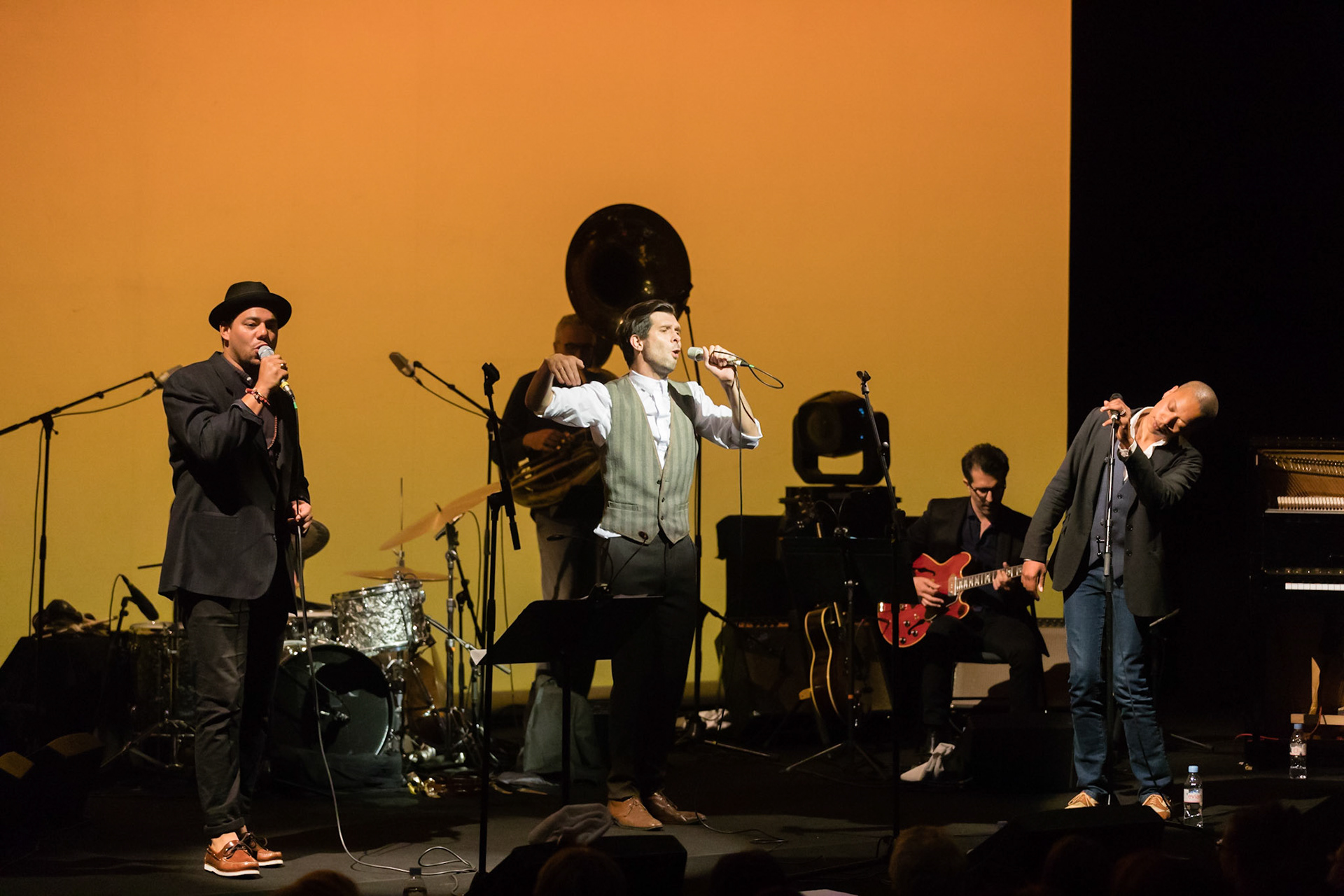 Hugh Coltman invite Krystle Warren, Ben l'Oncle Soul & Eric Legnini - Odéon - Théâtre de l'Europe (Paris) - 22 mai 2017 - Double Galerie Couleur et Monochrome