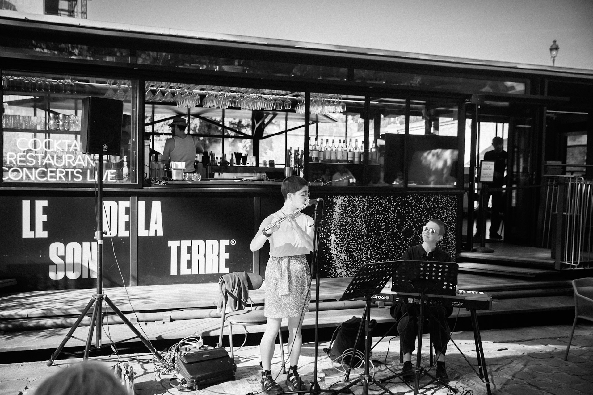 Lou Guénet &amp; Lilou Claverie, Festival Jazz à Saint-Germain-des-Prés - Paris, Péniche Le Son de la Terre