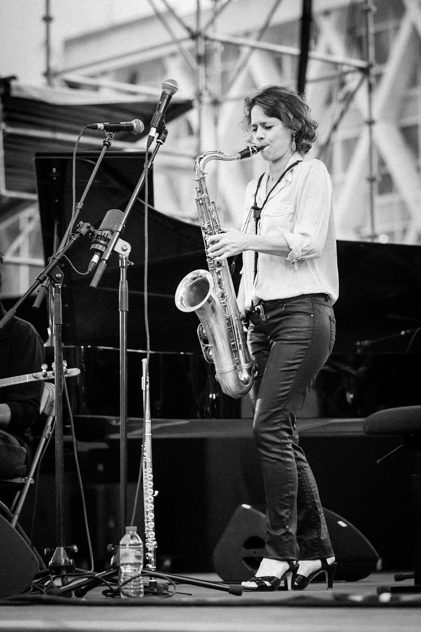 Sophie Alour invite Abdallah Abozekry, La Défense Jazz Festival, Parvis de la Défense, 23 septembre 2020