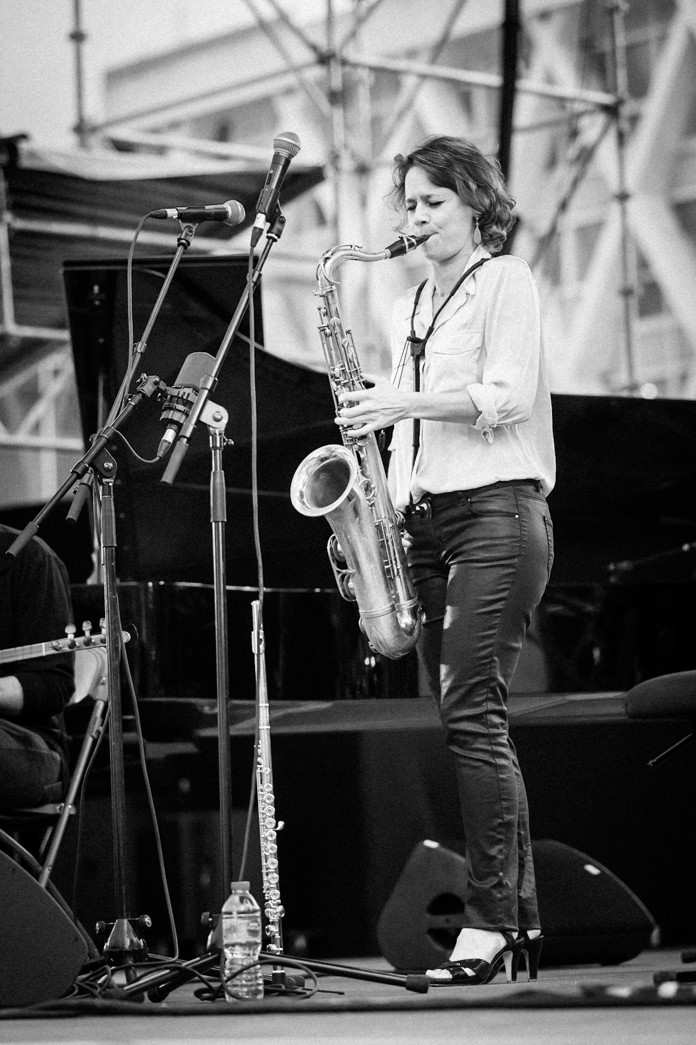 Sophie Alour invite Abdallah Abozekry, La Défense Jazz Festival, Parvis de la Défense, 23 septembre 2020