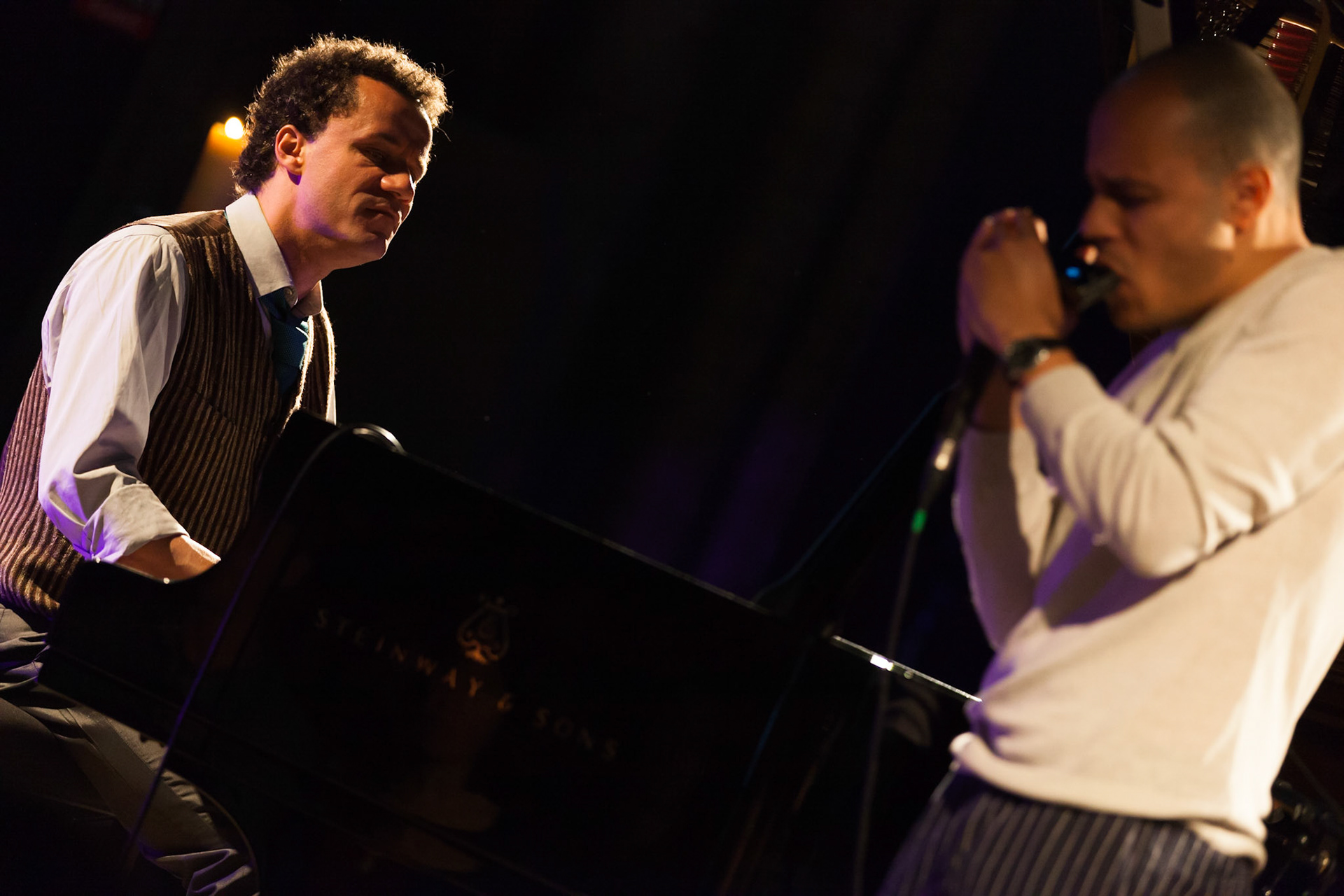 JACKY TERRASSON & GREGOIRE MARET - 05/2012 - FESTIVAL JAZZ A SAINT-GERMAIN-DES-PRES PARIS - EGLISE SAINT-GERMAIN-DES-PRES