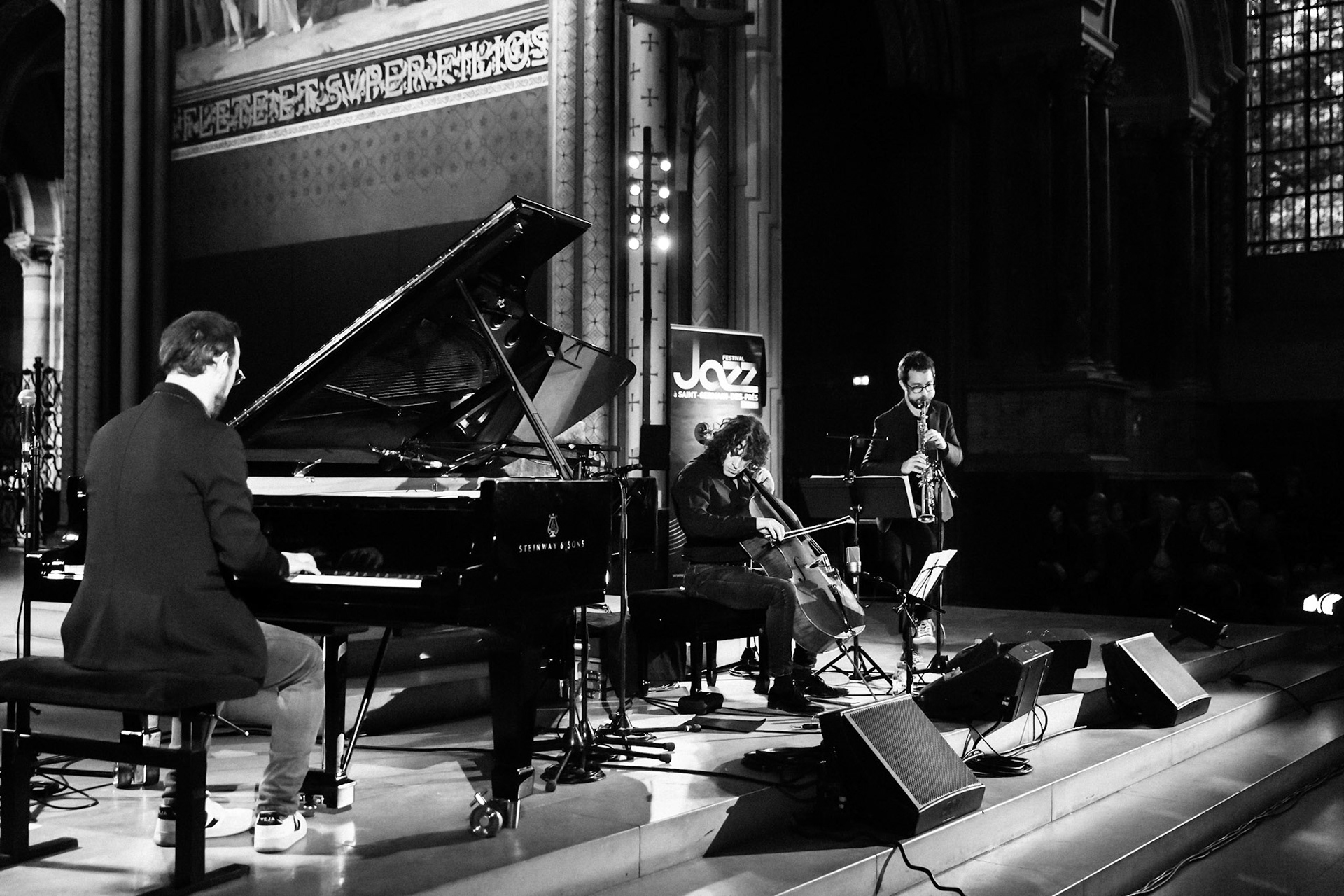 Trio Herman - Salque - Parisien, Festival Jazz Saint-Germain-des-Prés - Paris , Eglise Saint-Germain-des-Prés, 21 mai 2019, @yaronhermanofficial, #francoissalque, @emileparisien, @jazzstgermain, #jazz