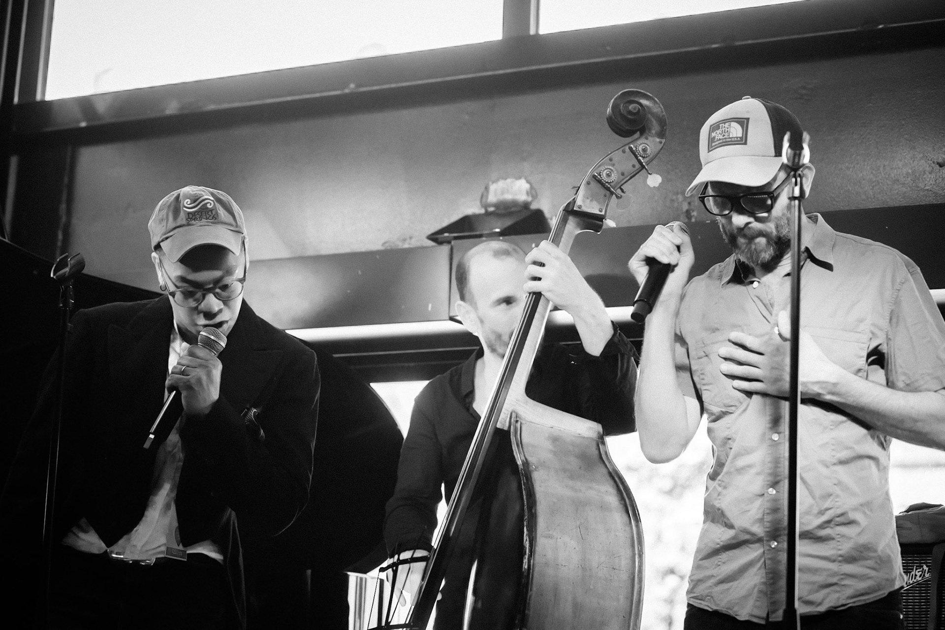 Laurent Courthaliac trio, guests Hugh Coltman &amp; Krysrle Warren, Festival Jazz à Saint-Germain-des-Prés - Paris, Péniche Le Son de la Terre