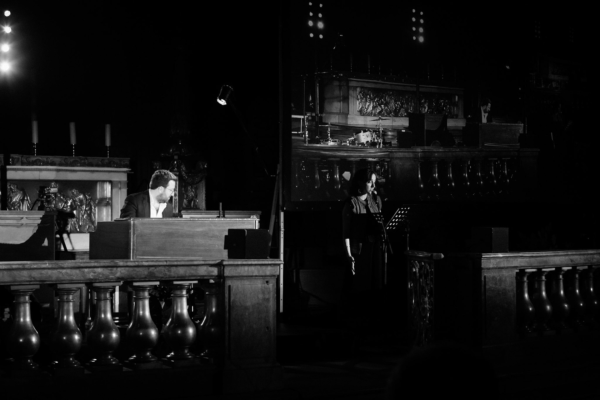Sophie-Véronique Cauchefer-Choplin &amp; Laurent Coulondre, Festival Jazz à Saint-Germain-des-Prés - Paris, Eglise Saint-Sulpice