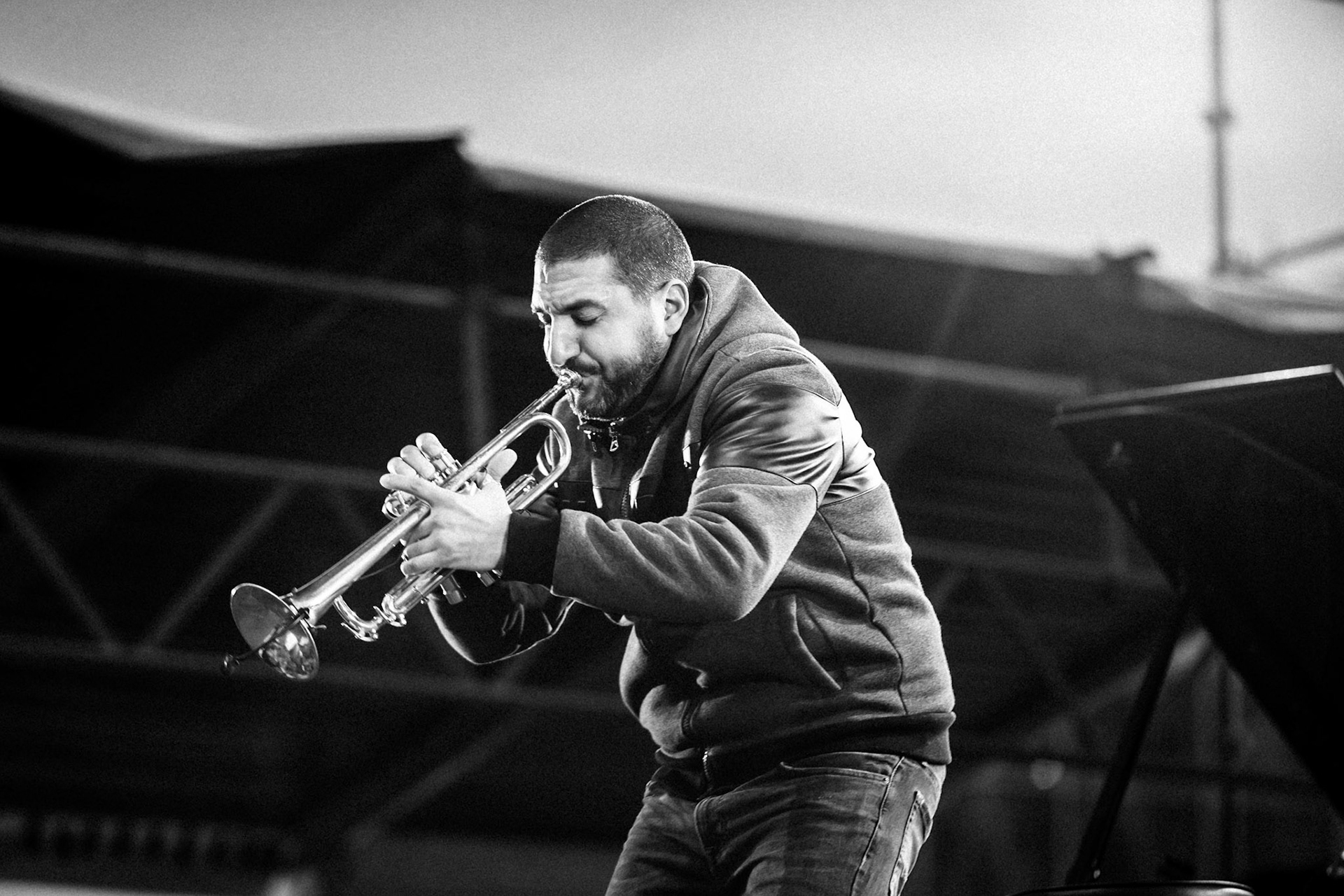 Ibrahim Maalouf avec François Delporte, La Défense Jazz Festival, Parvis de la Défense, 26 septembre 2020