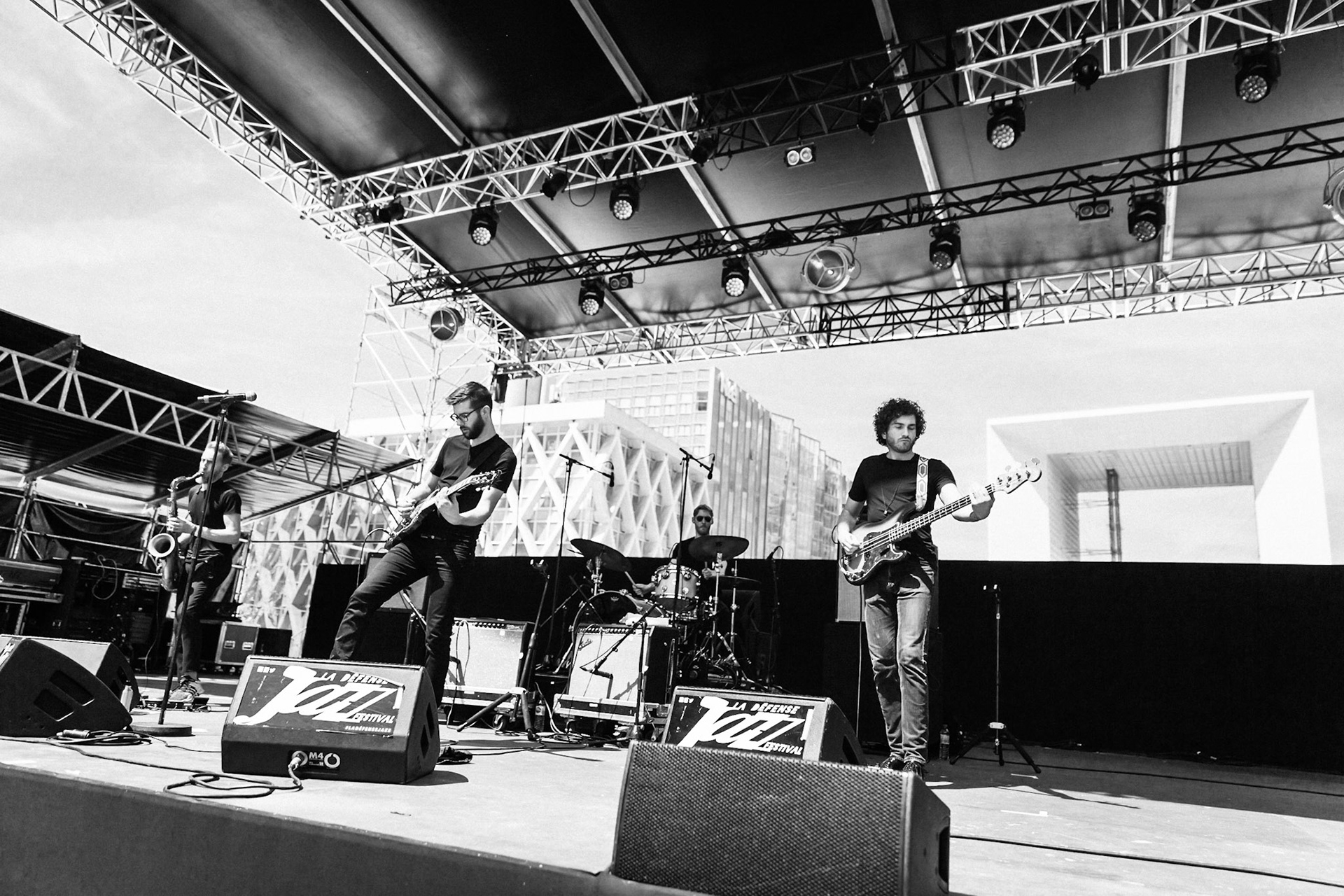 Matthis Pascaud Square One, La Défense Jazz Festival, Parvis de la Défense, 25 mai 2019