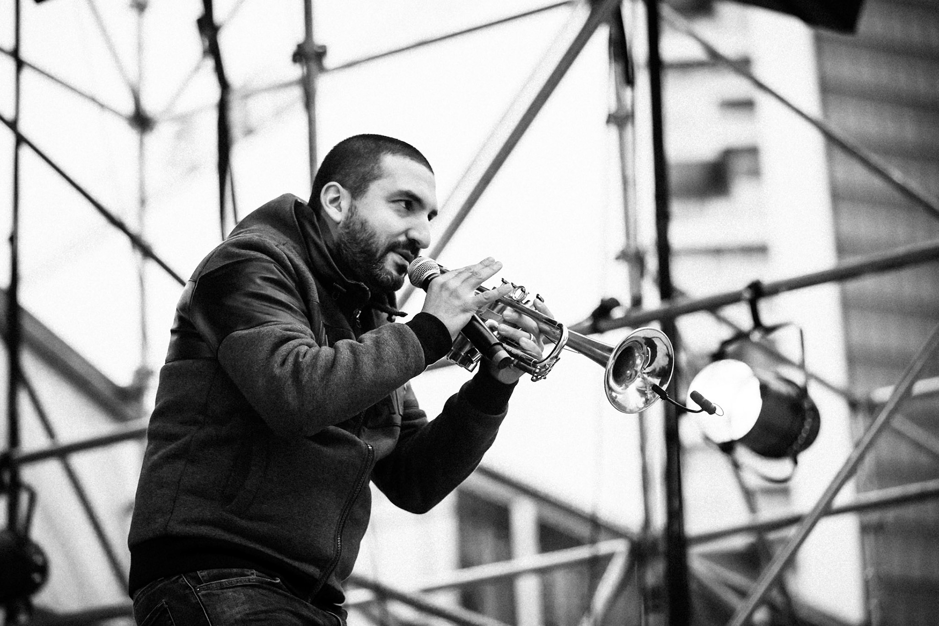 Ibrahim Maalouf avec François Delporte, La Défense Jazz Festival, Parvis de la Défense, 26 septembre 2020
