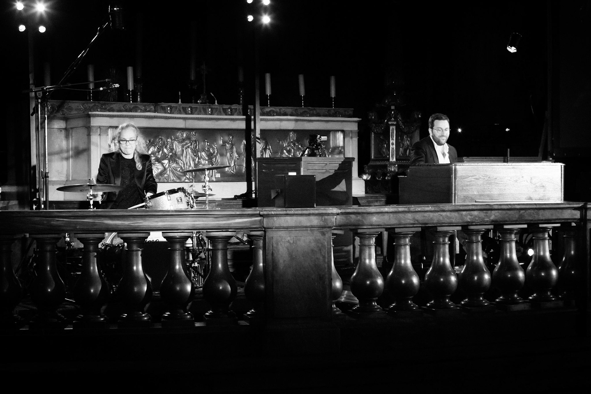 Sophie-Véronique Cauchefer-Choplin &amp; Laurent Coulondre, Festival Jazz à Saint-Germain-des-Prés - Paris, Eglise Saint-Sulpice