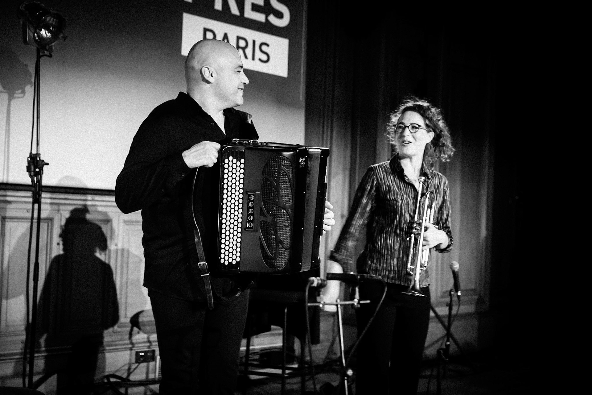 Airelle Besson &amp; Lionel Suarez, Festival Jazz Saint-Germain-des-Prés - Paris , Maison de l'Océan - Grand amphithéâtre, 21 mai 2022