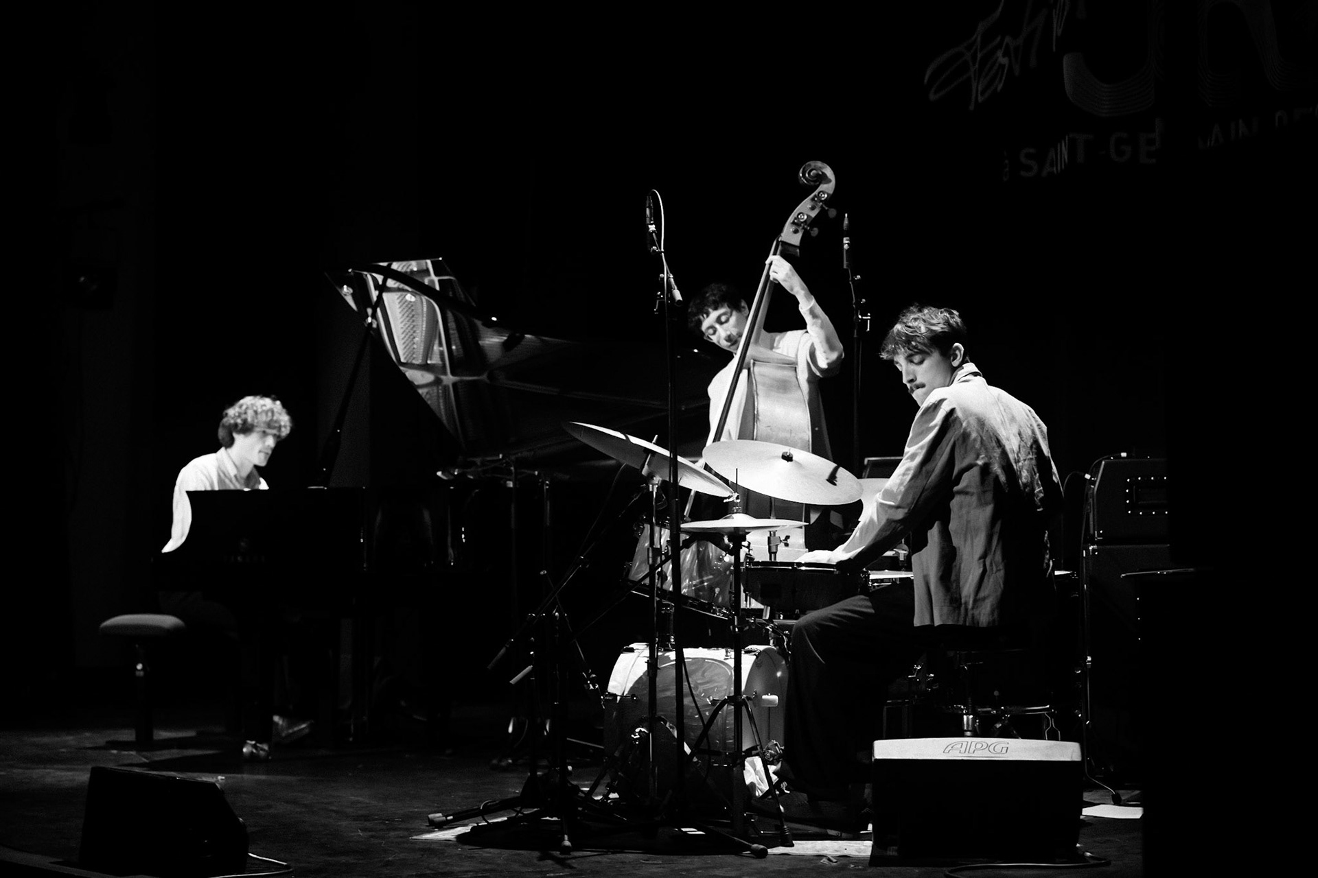 Levi Harvey Trio, Festival Jazz à Saint-Germain-des-Prés - Paris, Théâtre de l'Alliance Française